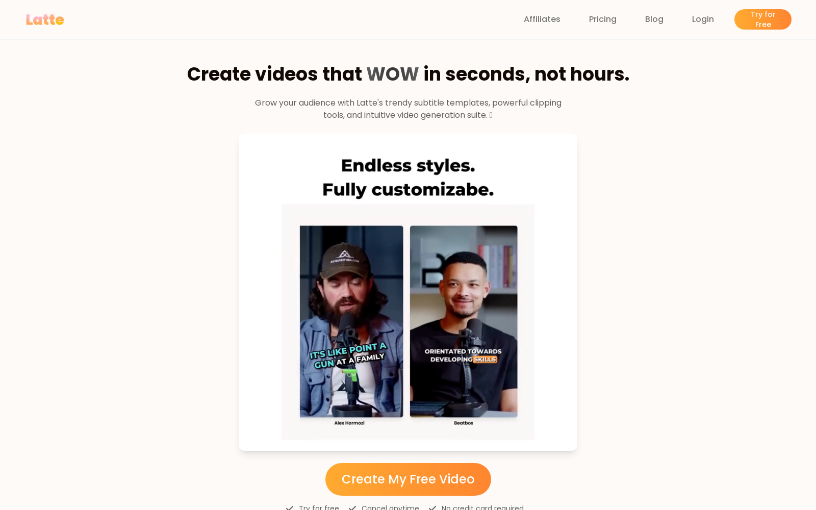 Latte Social - AI Powered Video Editor for Social Media icon