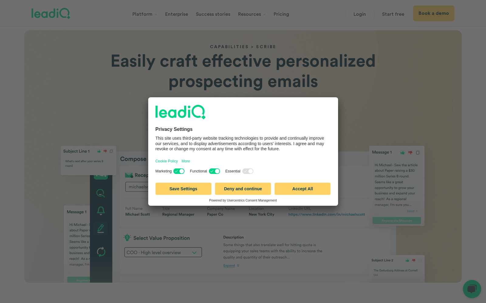 AI-Email Generator for B2B Sales Teams icon