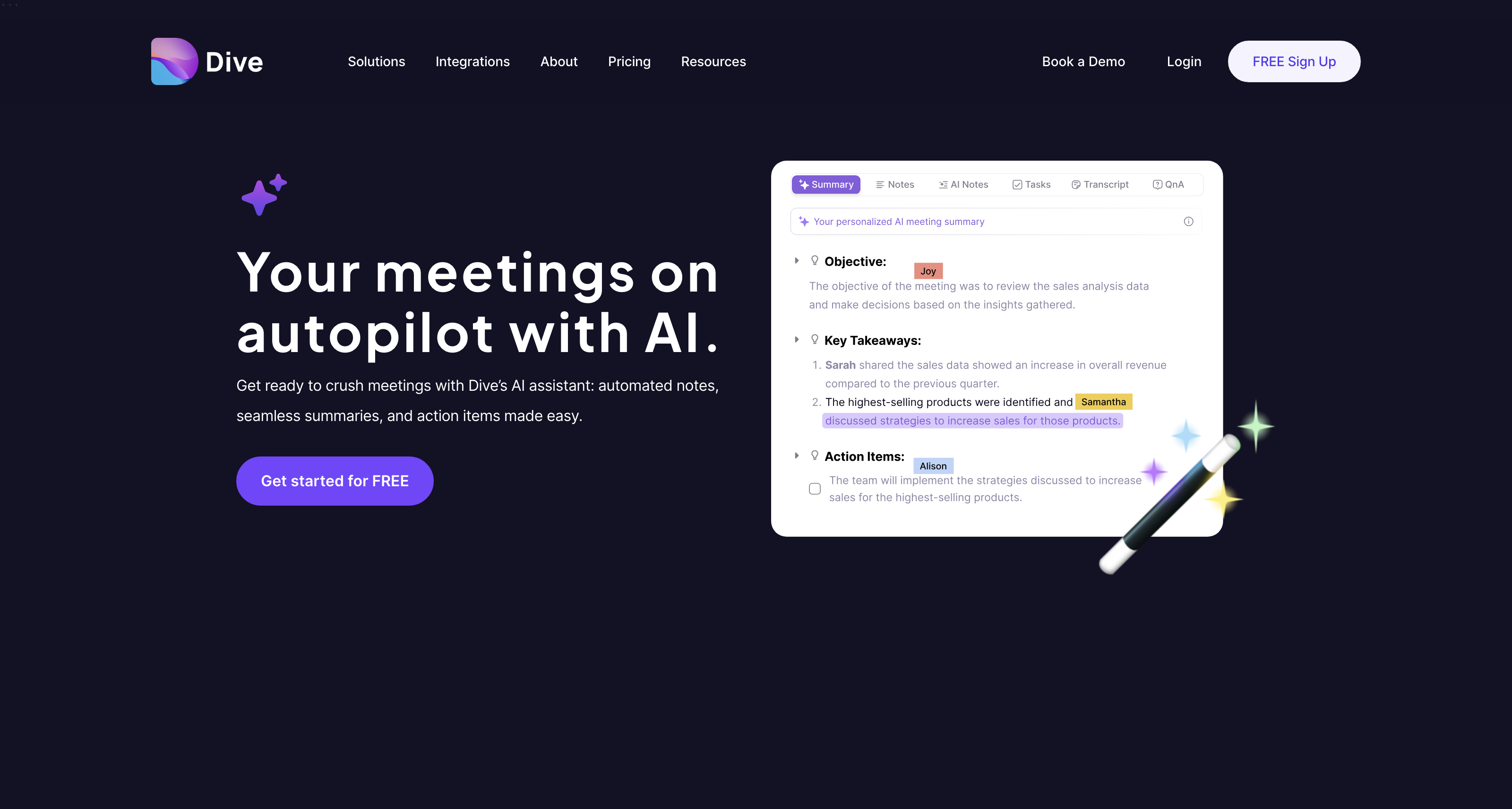 Meeting Productivity Software | Dive