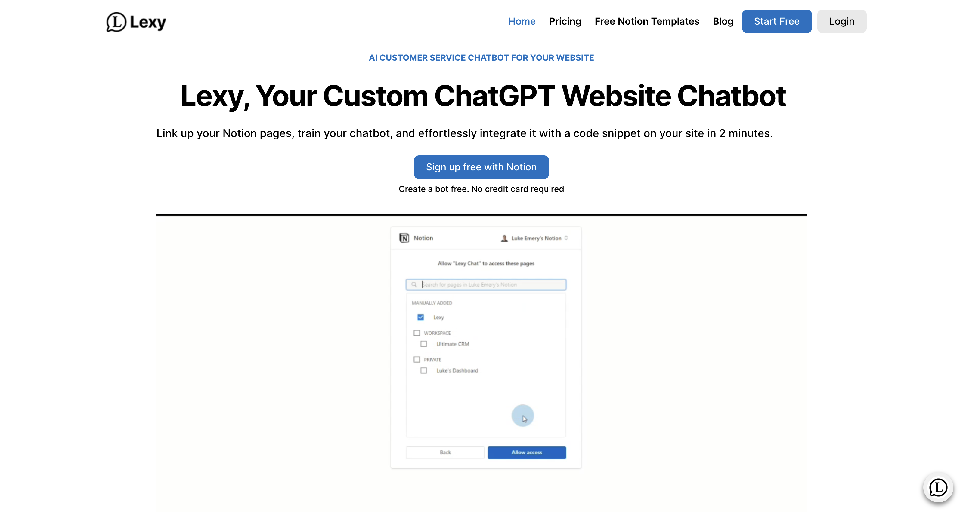Lexy | AI Chatbot For Your Website Customer Service icon