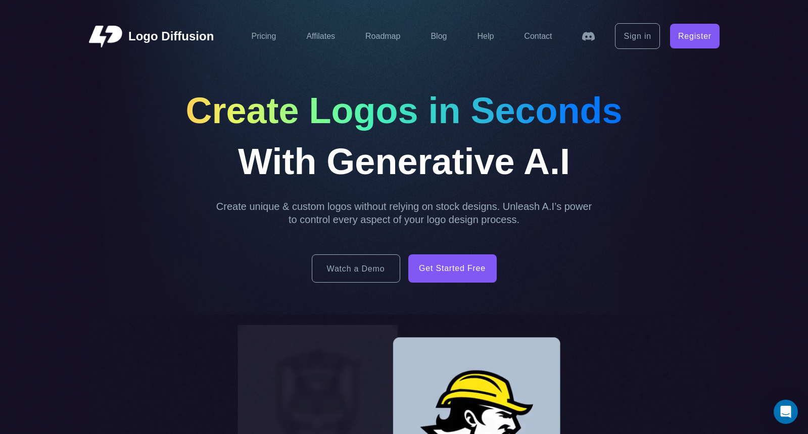 Create Logos in Seconds With Generative A.I | Logo Diffusion