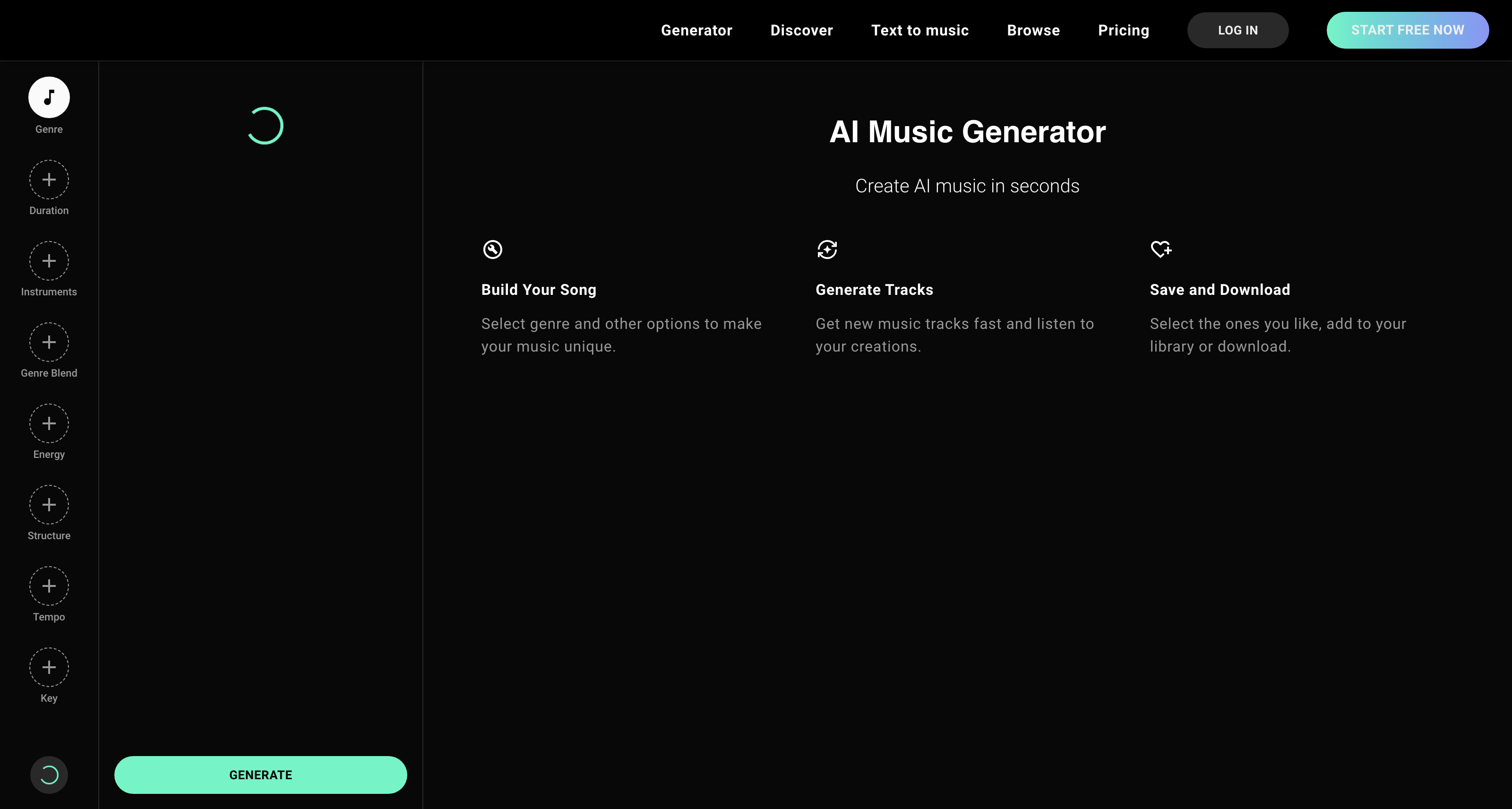 AI Music Generator | Loudly icon
