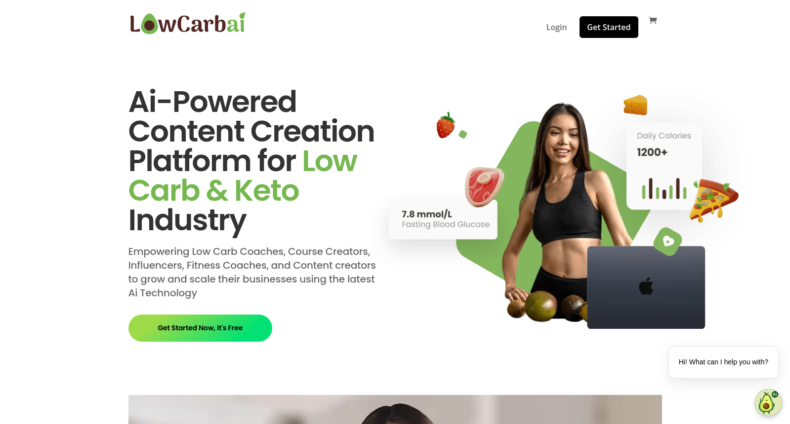 lowcarbai.com | Ai-powered content creation platform for Low Carb & Keto Industry