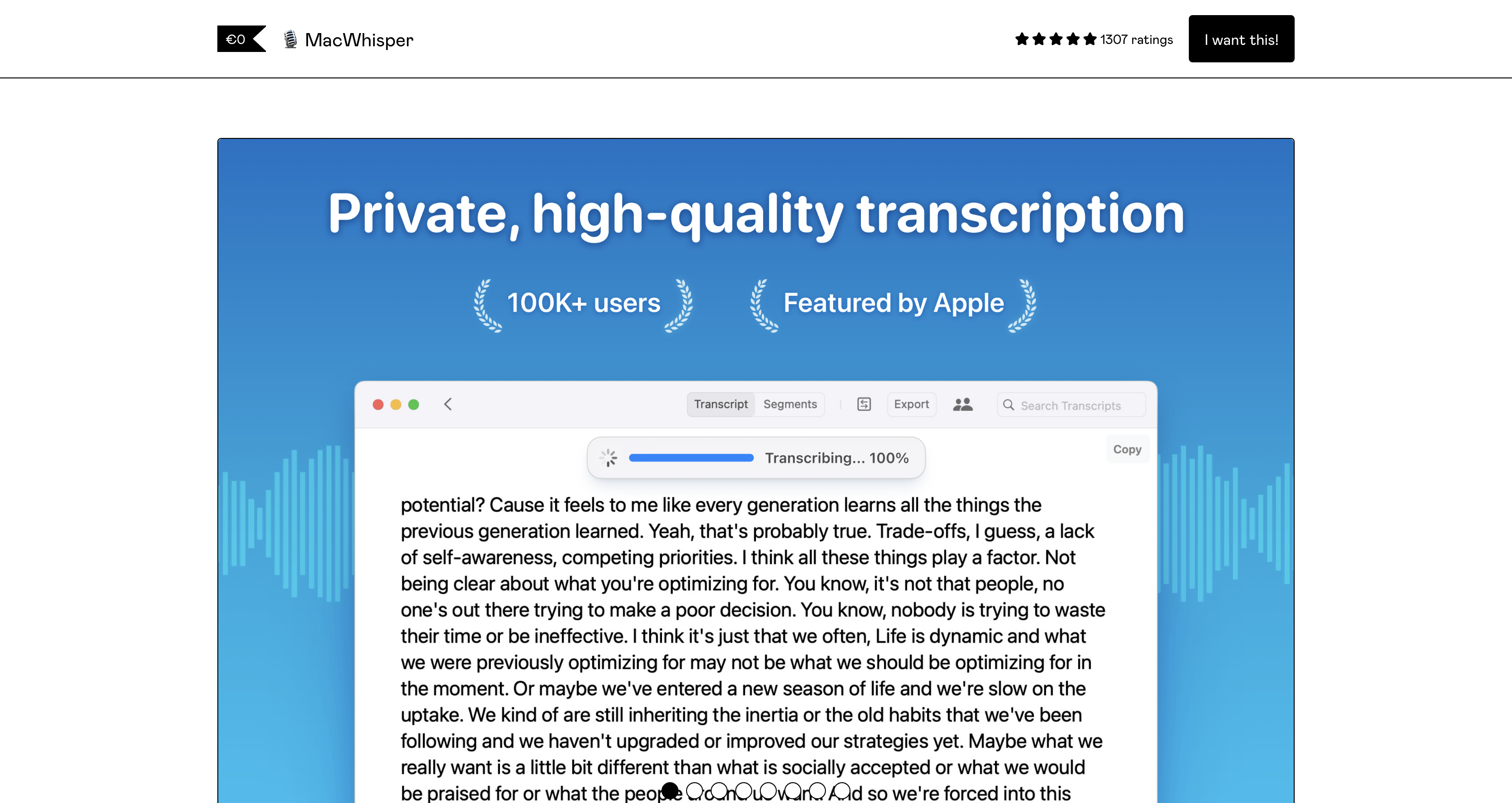 🎙️ MacWhisper