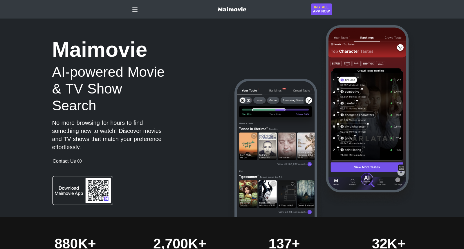 Maimovie: AI-powered Movie Search Engine icon