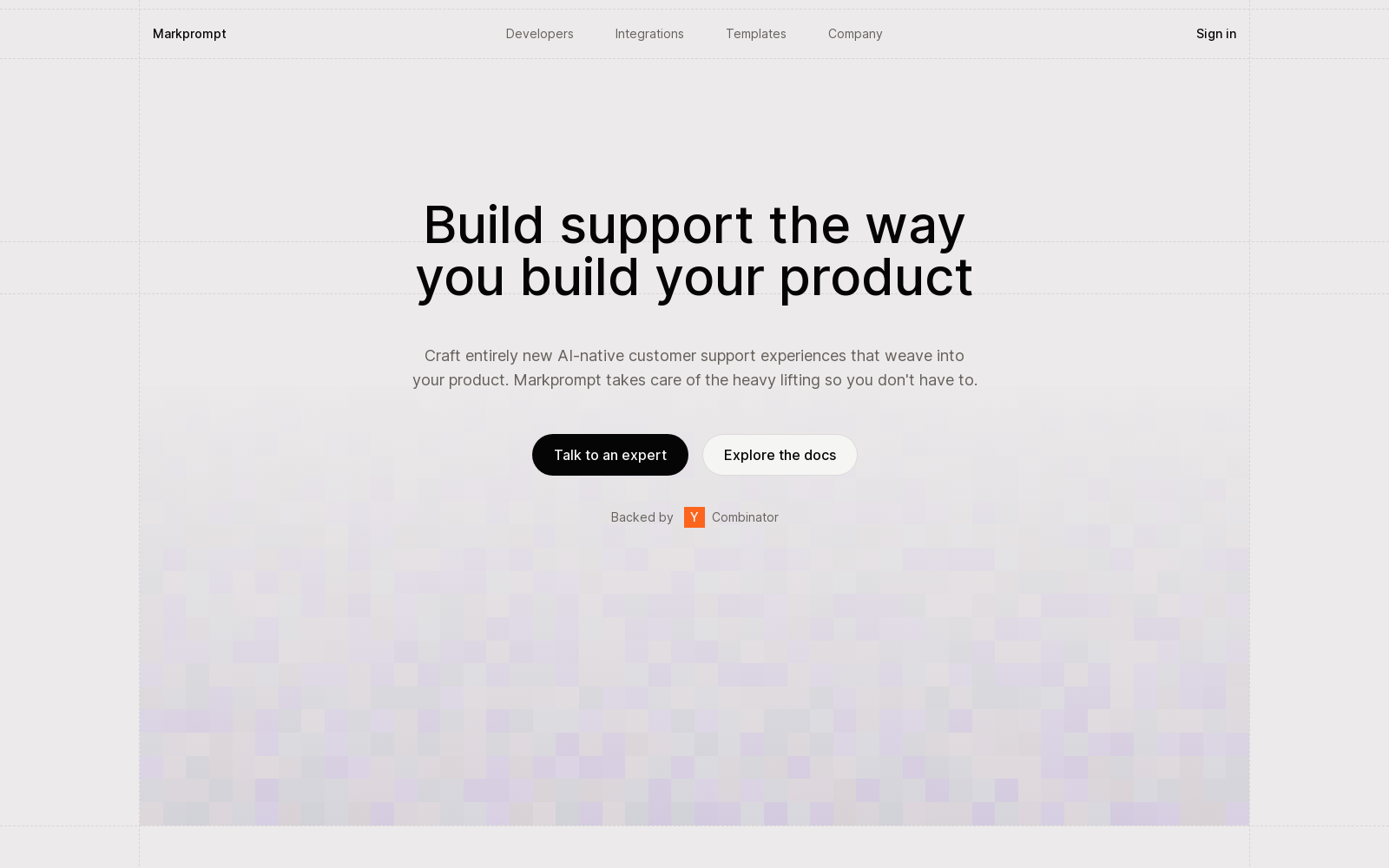 Markprompt | AI infrastructure for customer support icon