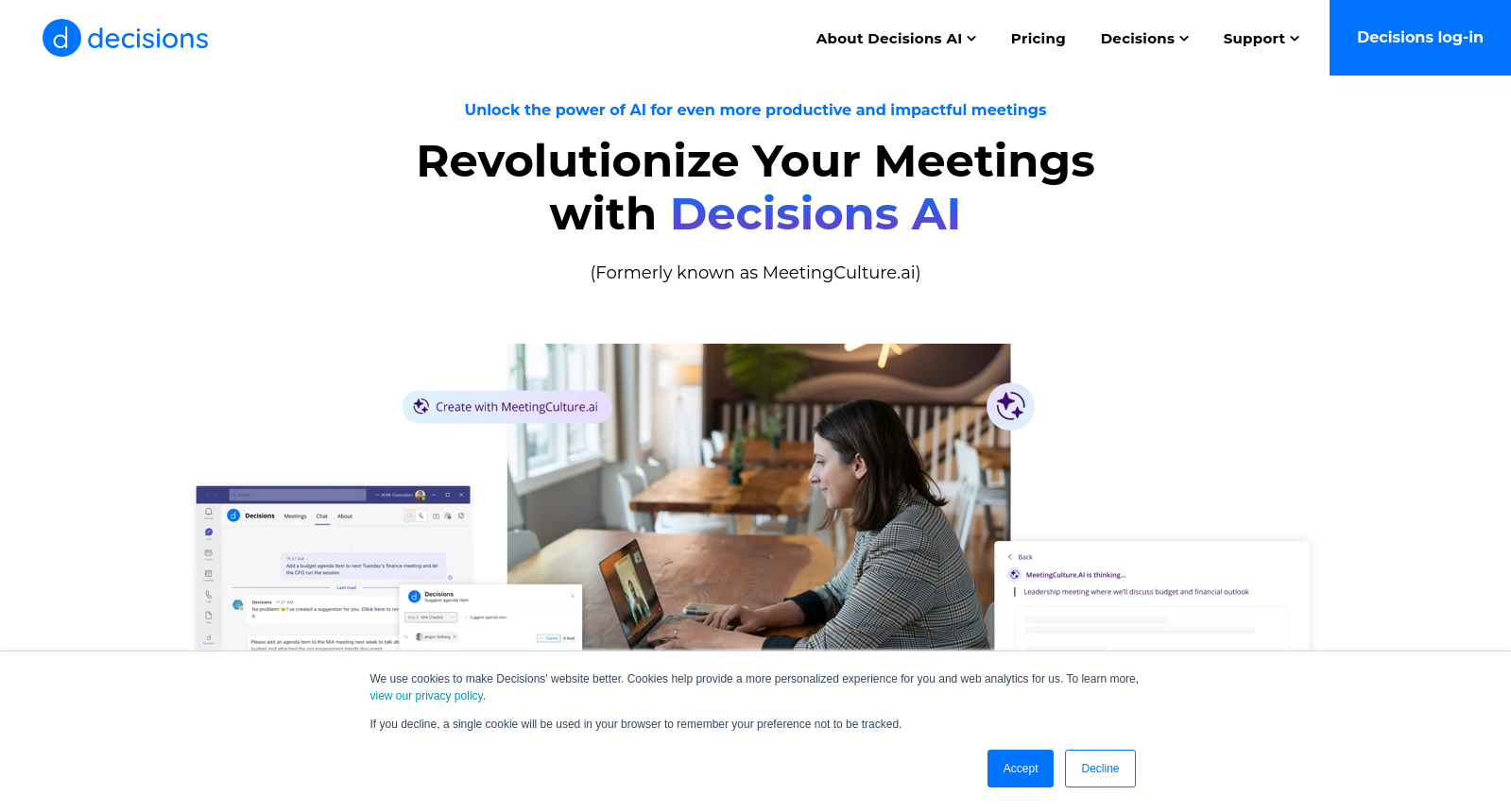 MeetingCulture.ai from Decisions | Bring AI to Every Meeting