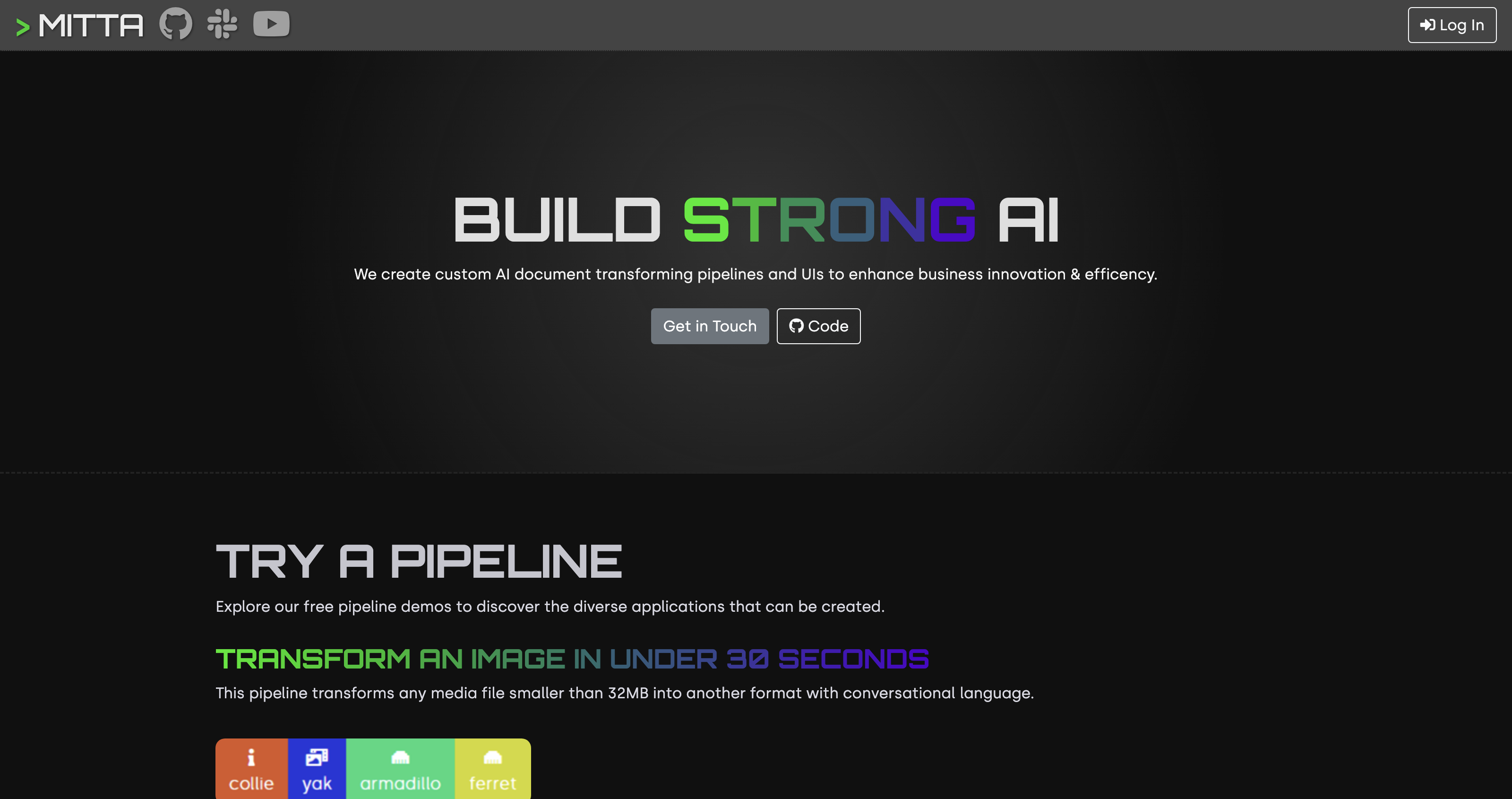 MittaAI: Intelligent Software APIs for Modern Web Apps