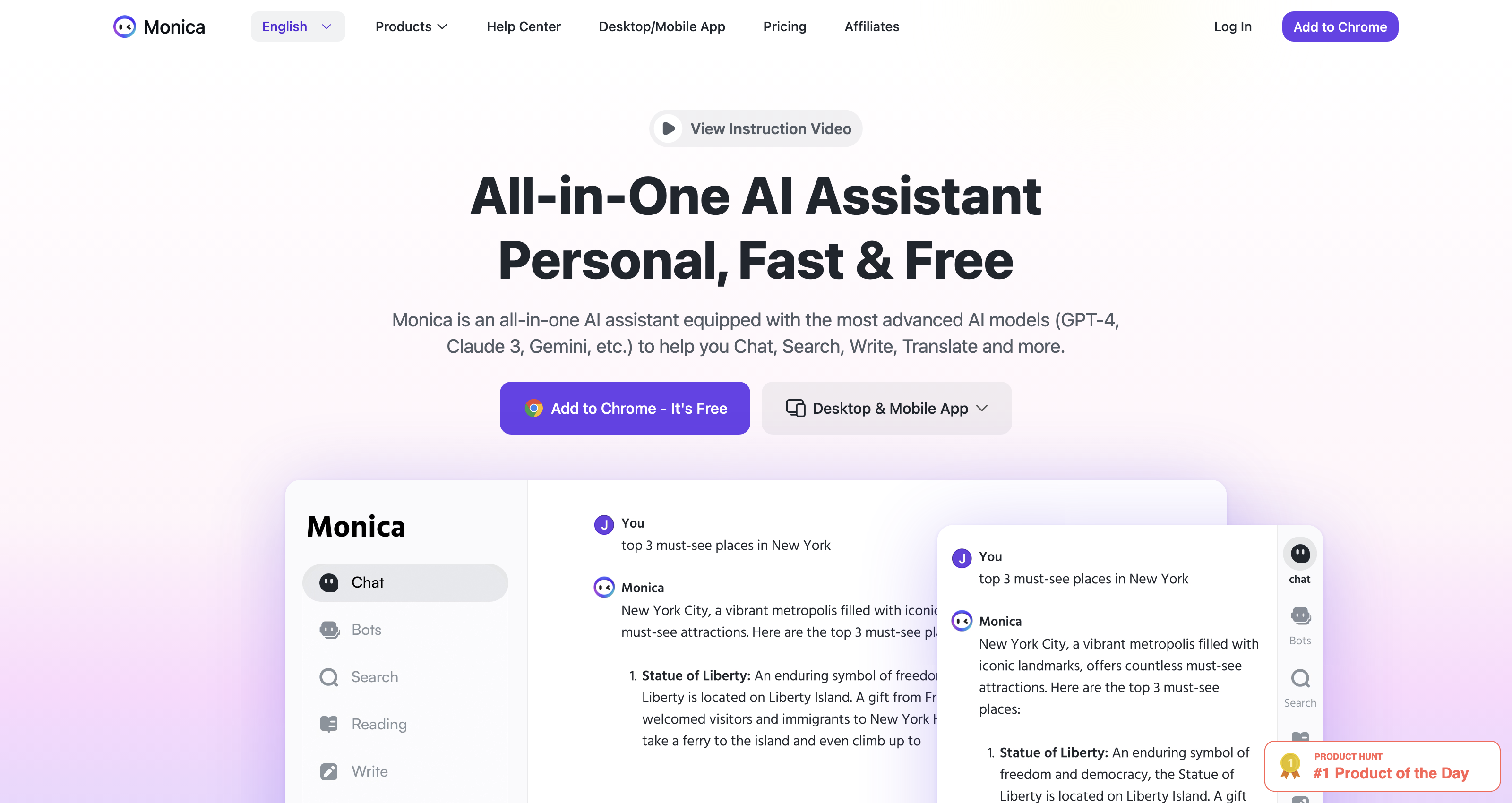Monica - Your ChatGPT AI Assistant for Anywhere