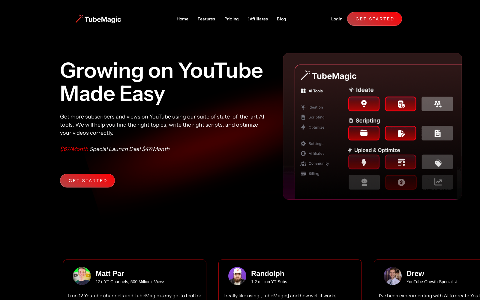 TubeMagic - AI Tools to Help You With YouTube icon