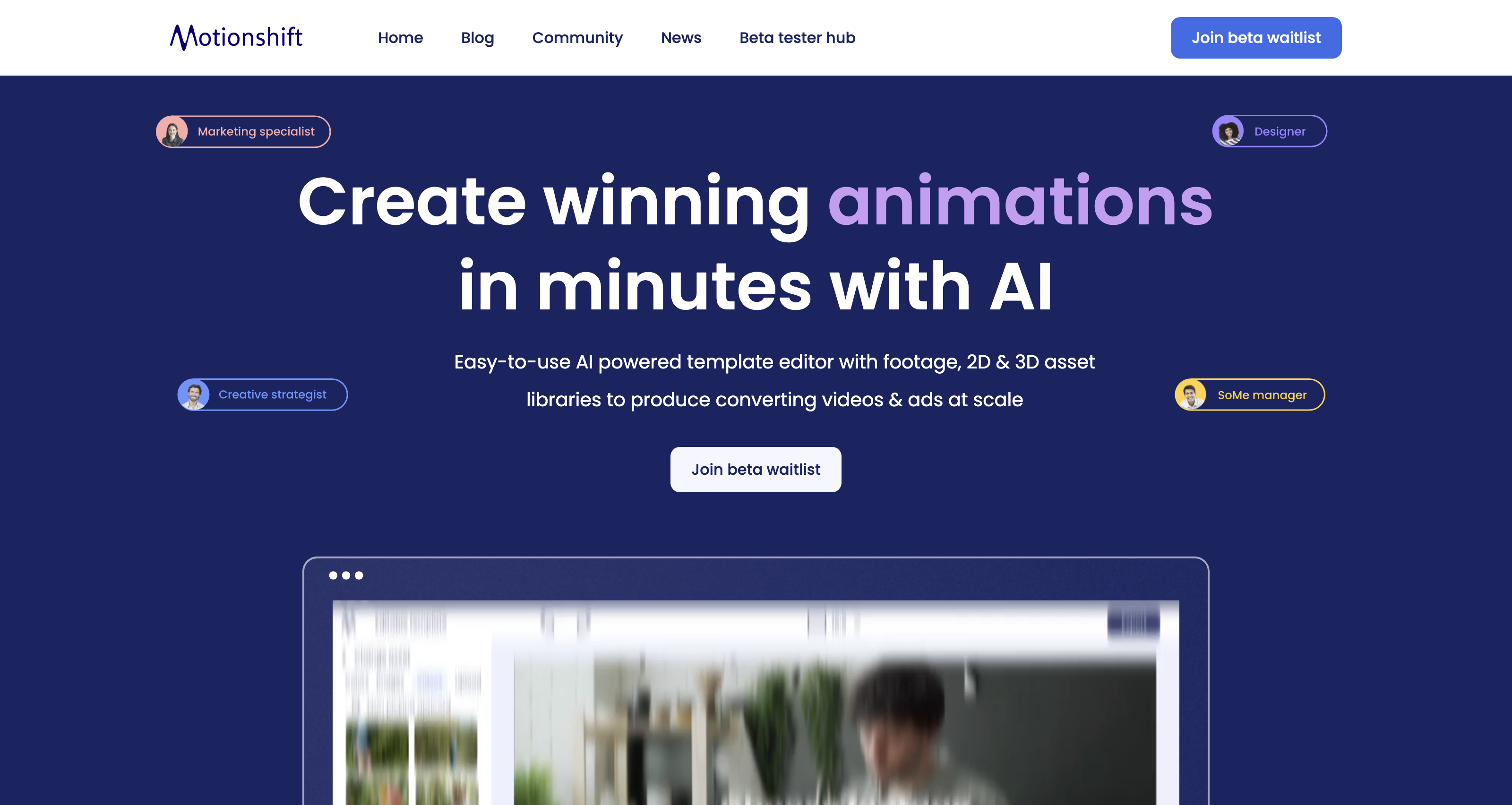Motionshift | The Easiest Way to Create Winning Videos in Minutes