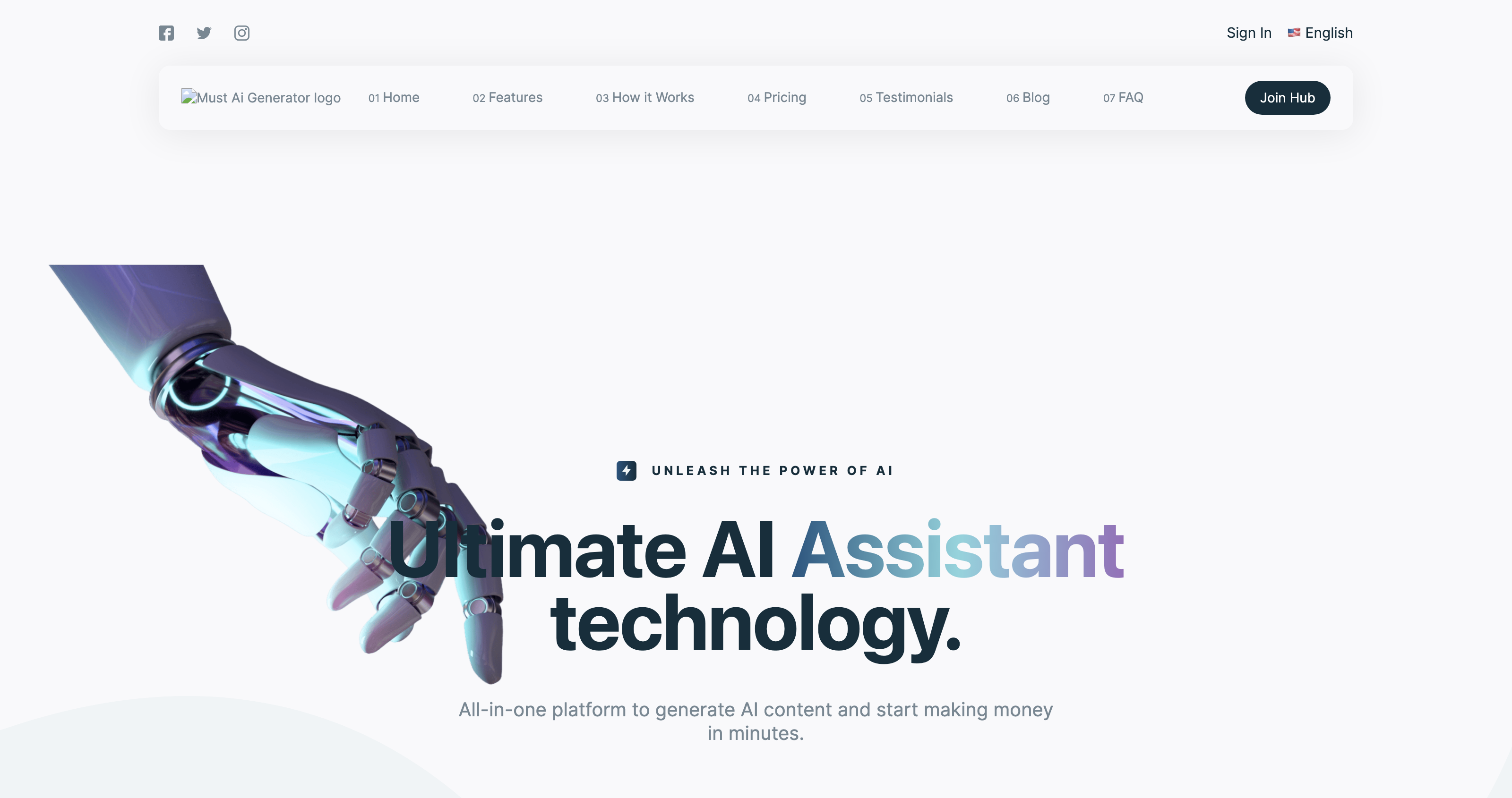 Must AI Generator | Your Ultimate Content Creation Companion - Ai Tools for Content generation
