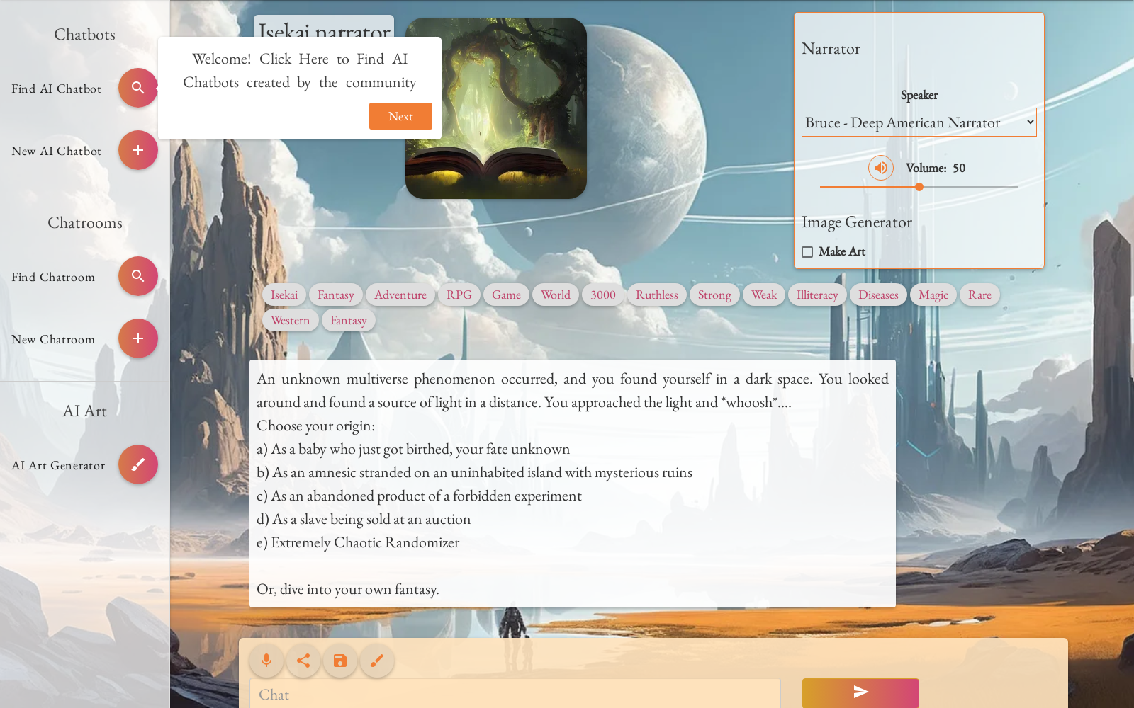 Netwrck AI Chat, AI Characters, AI Art Generator icon