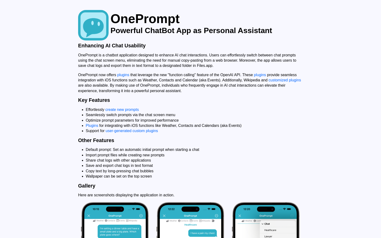 OnePrompt