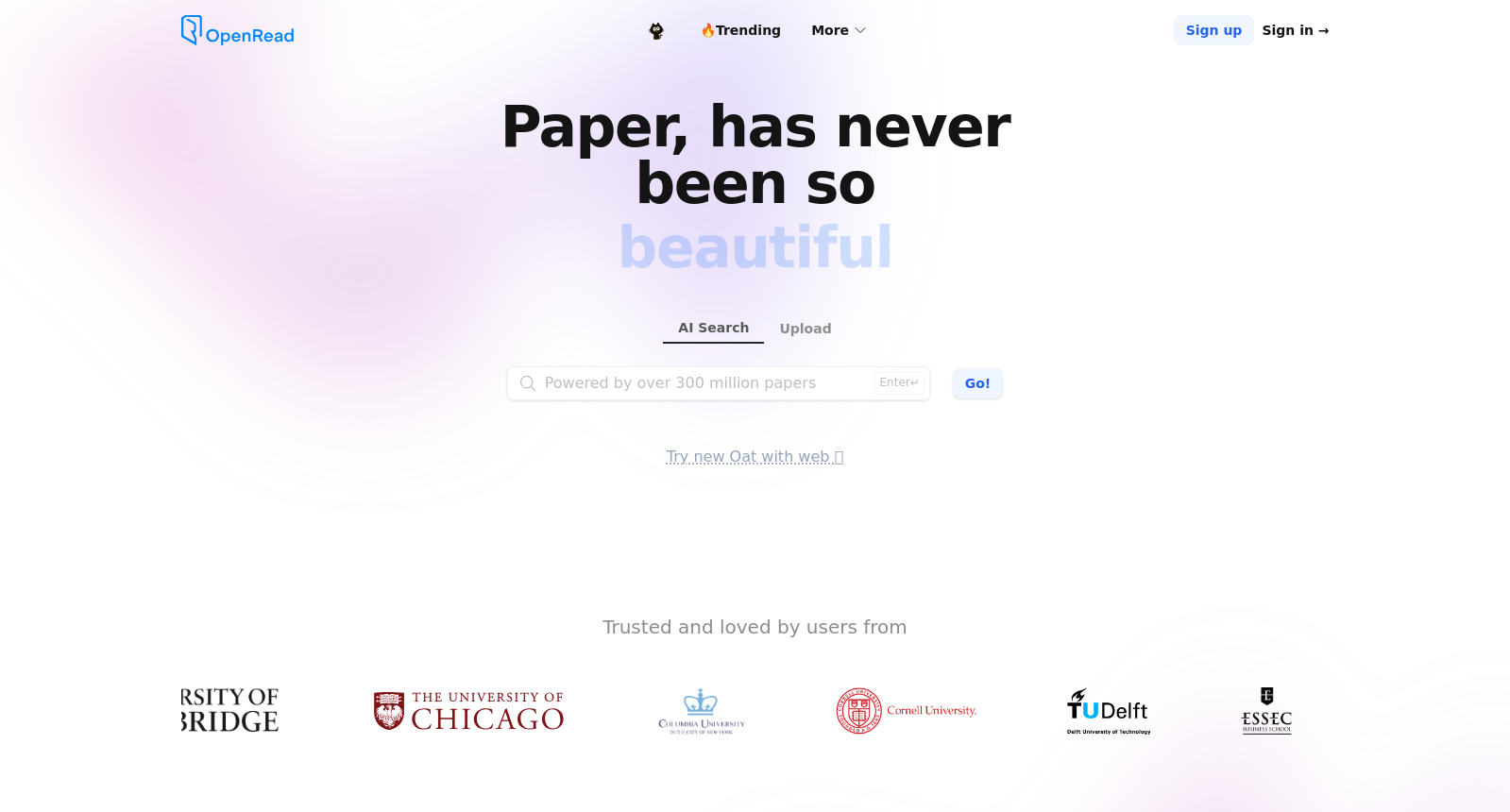OpenRead - Let's reshape research