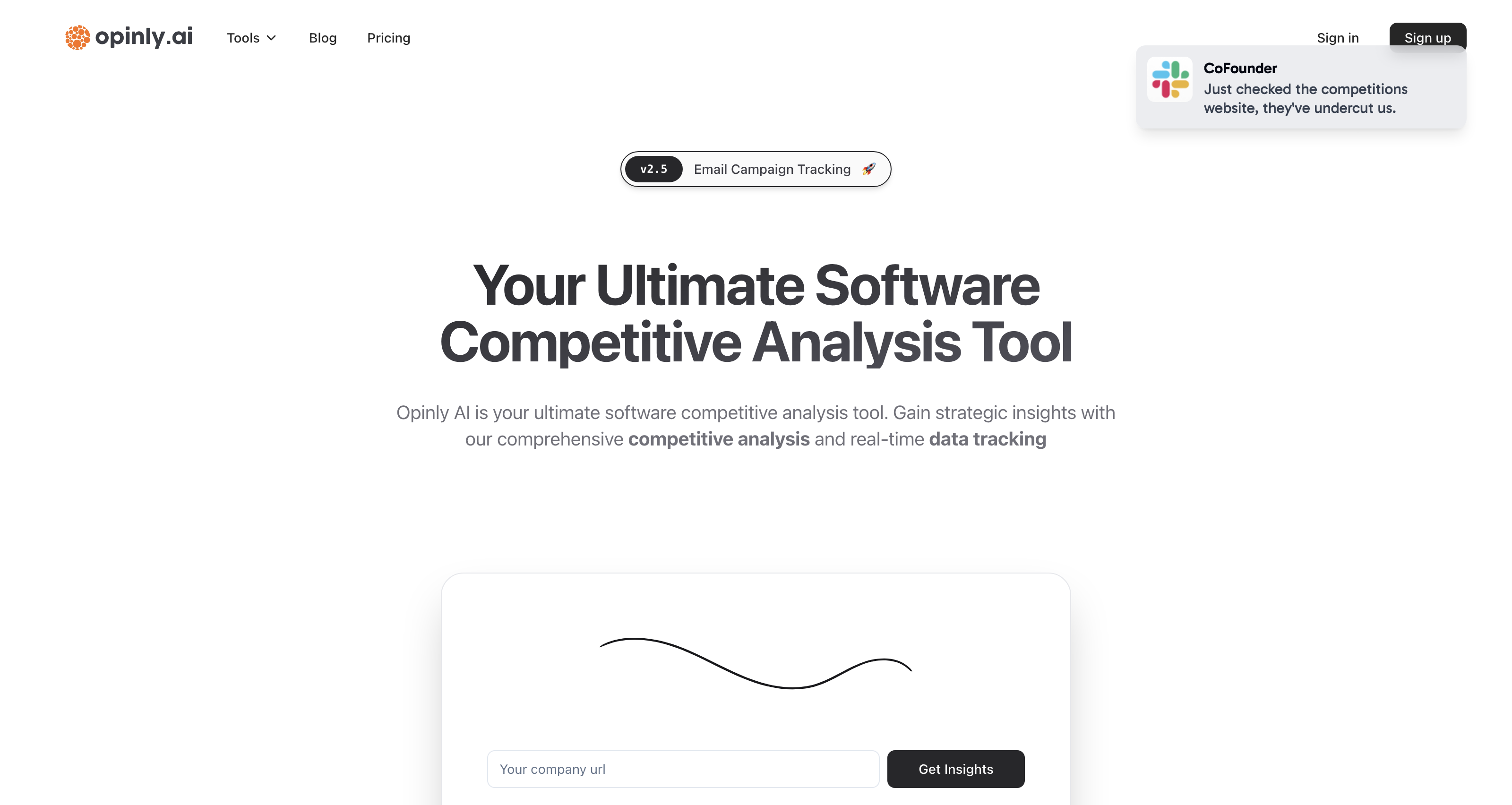 Opinly - Your Ultimate Software Competitor Analysis Tool