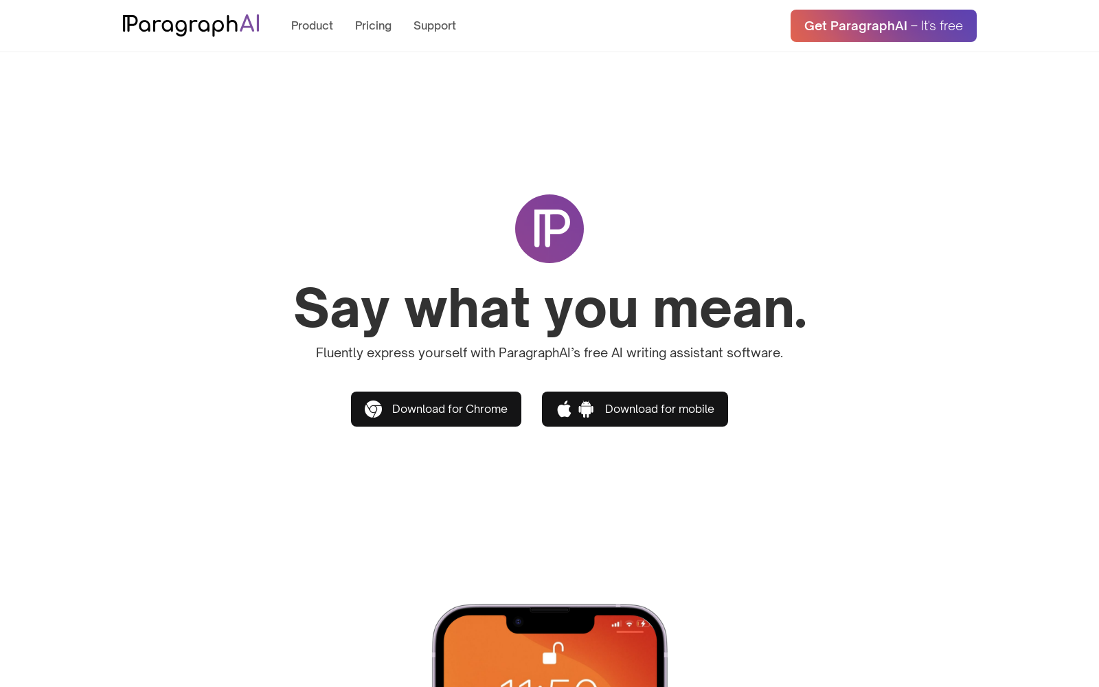 Best AI Writing Assistant App: Try ParagraphAI for Free - Ai Tools for Content generation