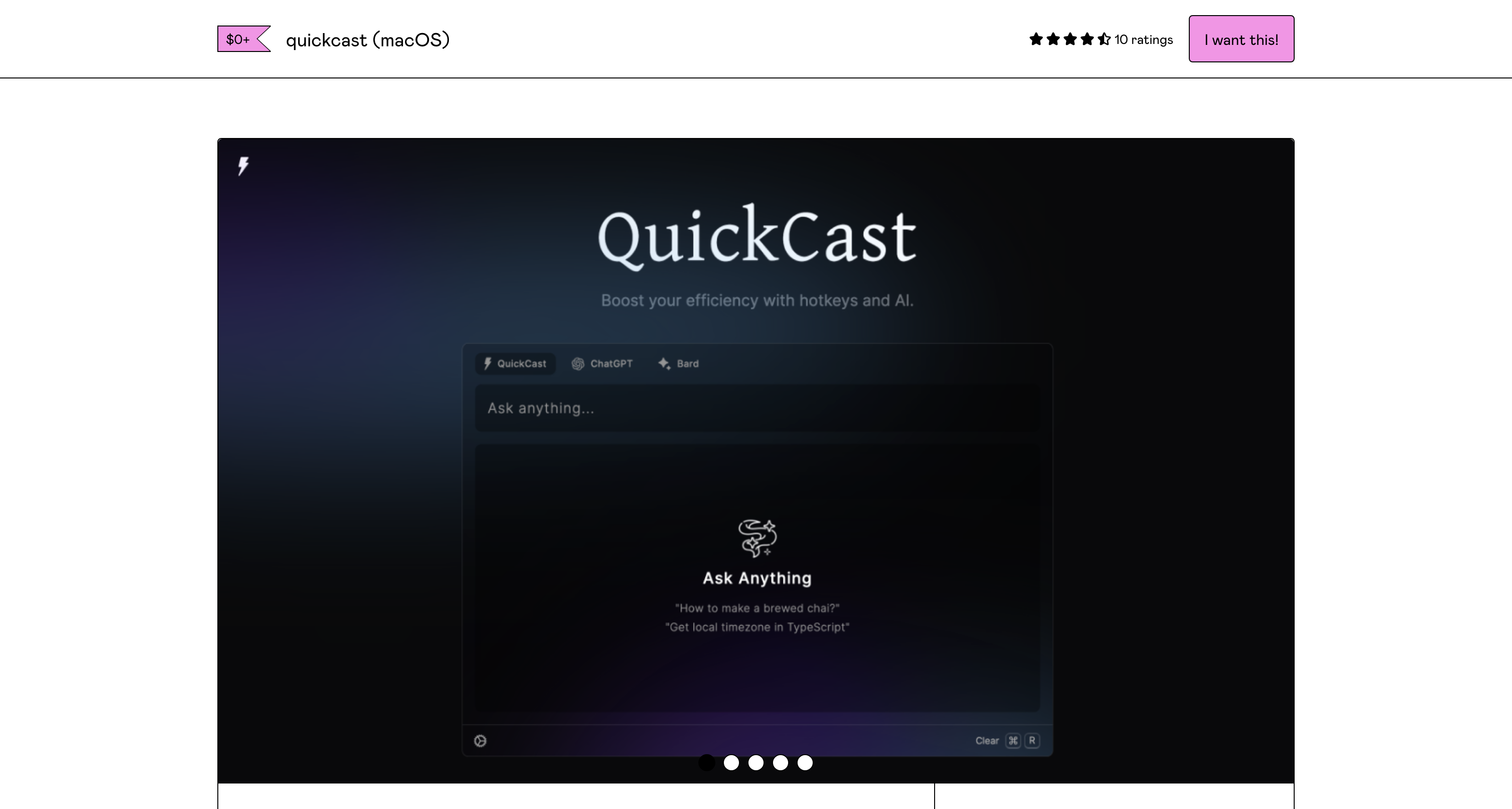 quickcast (macOS) icon