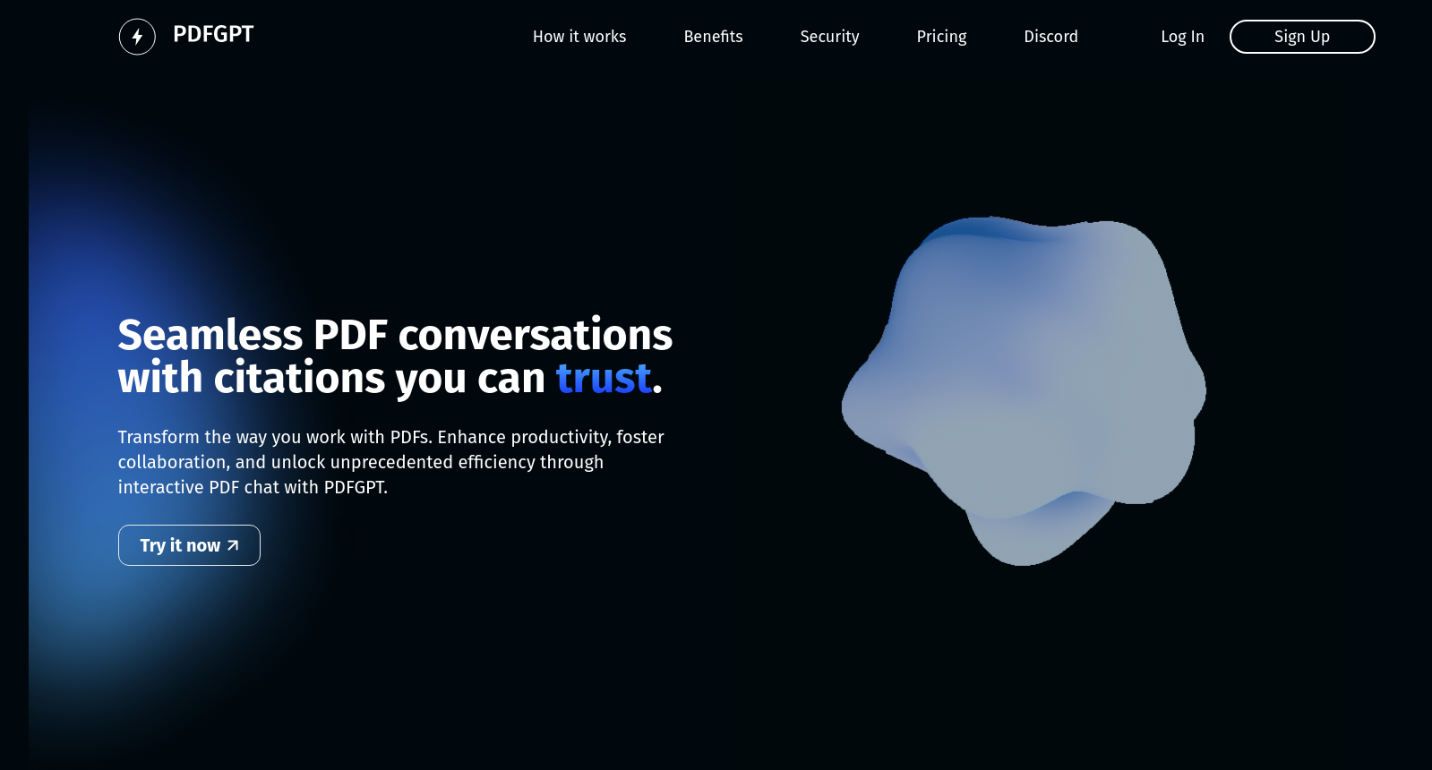 Revolutionize your PDF experience - chat with Pdfs for fast, accurate answers!