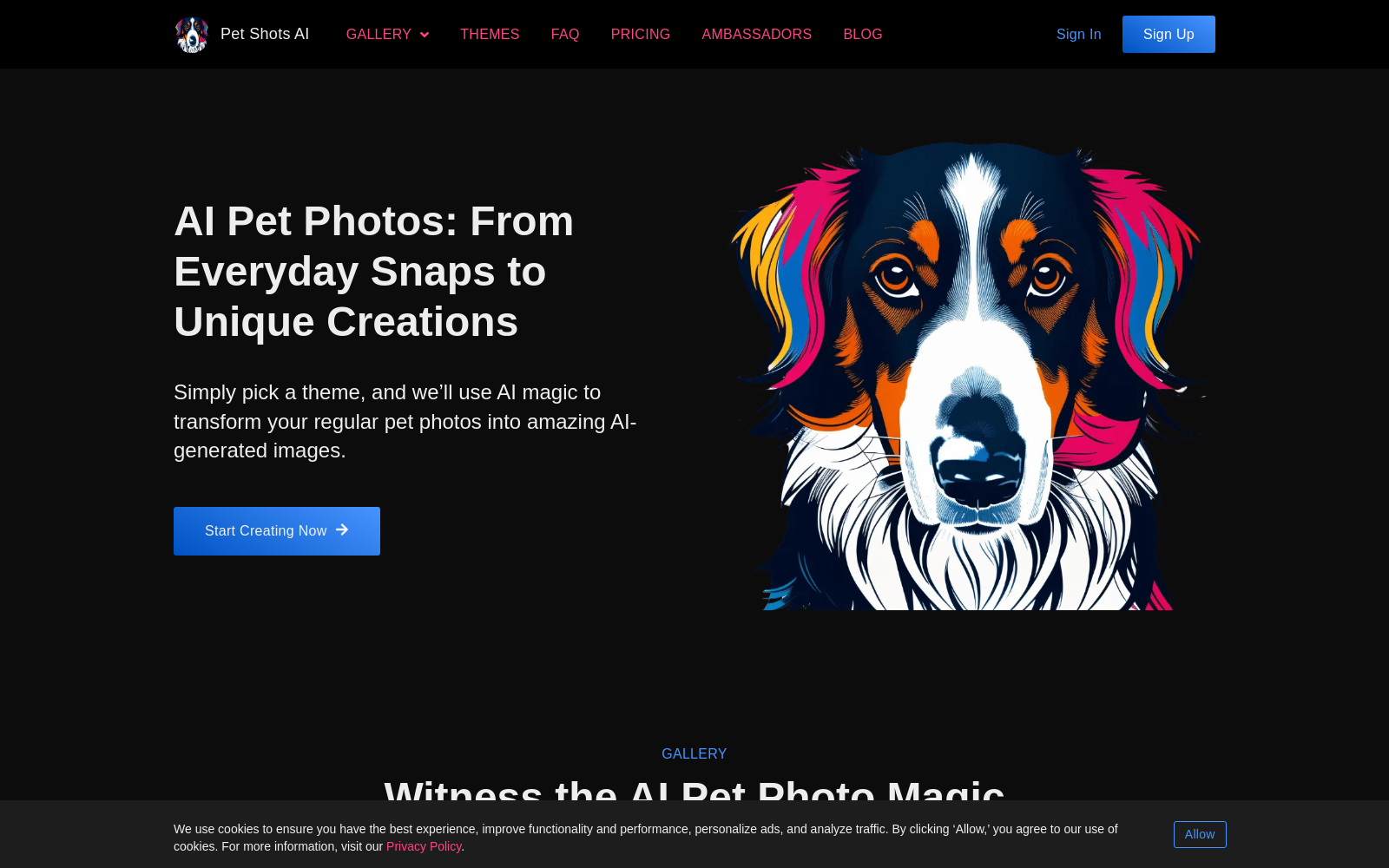 AI Pet Photos | Pet Shots AI
