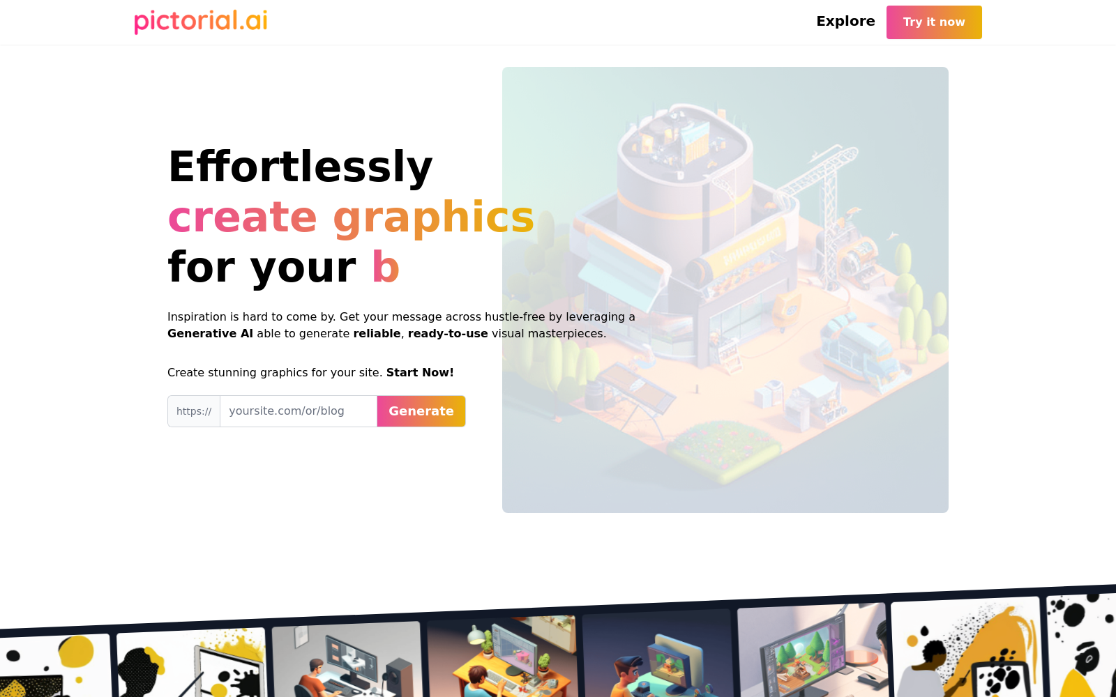 Pictorial | Effortlessly create graphics for your web applications icon