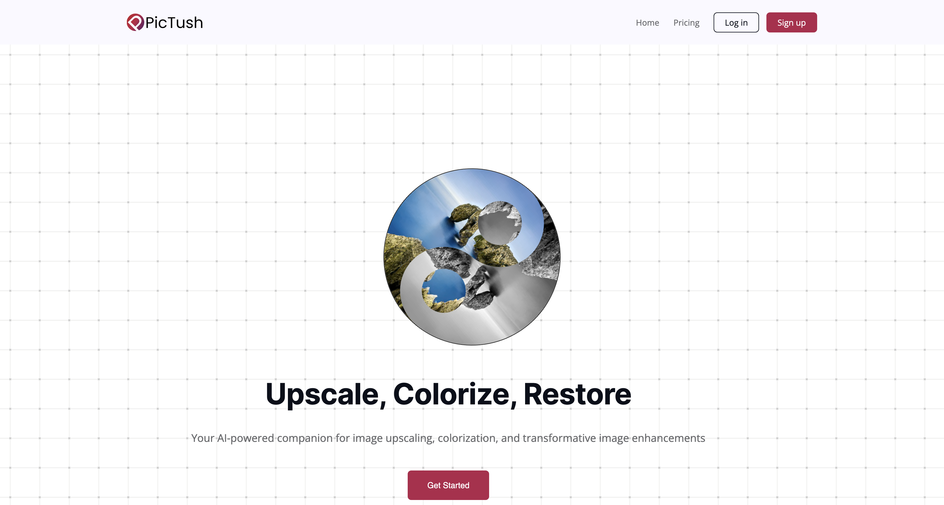 Pictush Upscale, Colorize, Restore photos with AI - icon