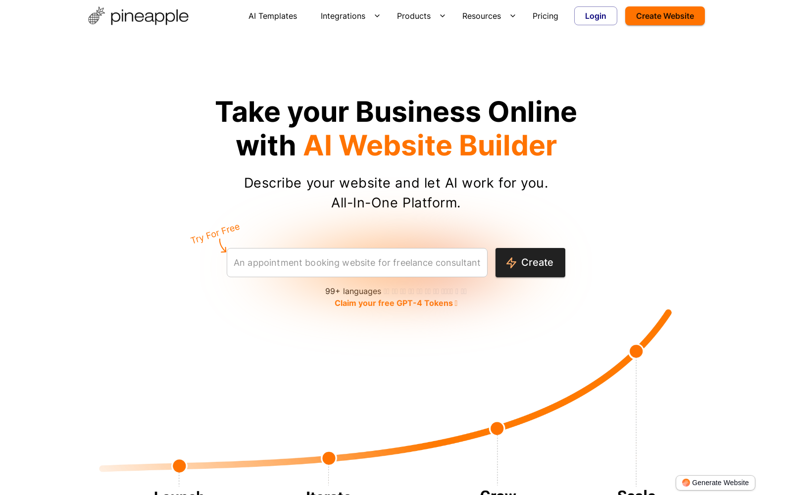 Pineapple Builder - AI Website Builder for Businesses icon