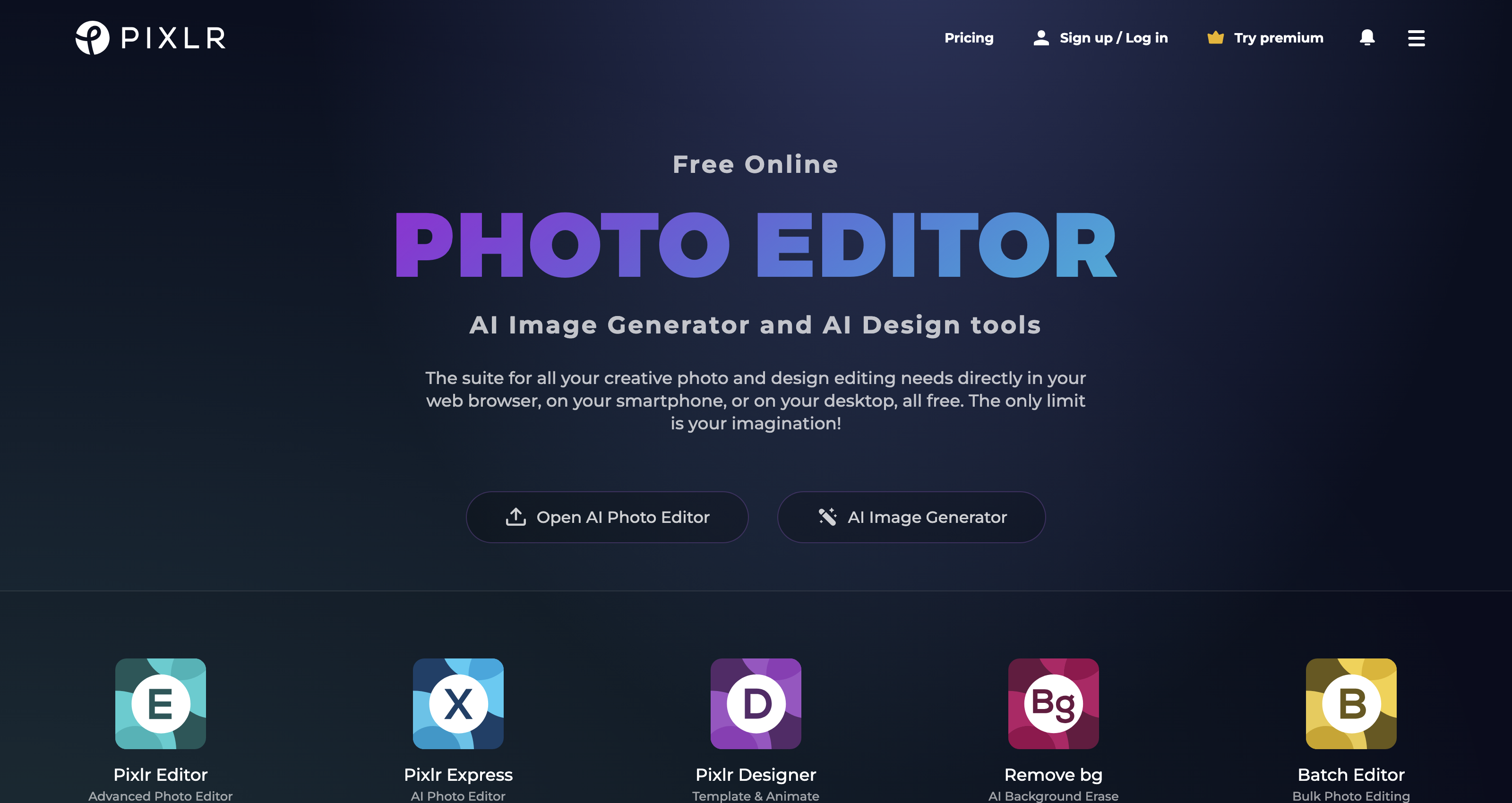 Free Online AI Photo Editor, Image Generator & Design tool icon