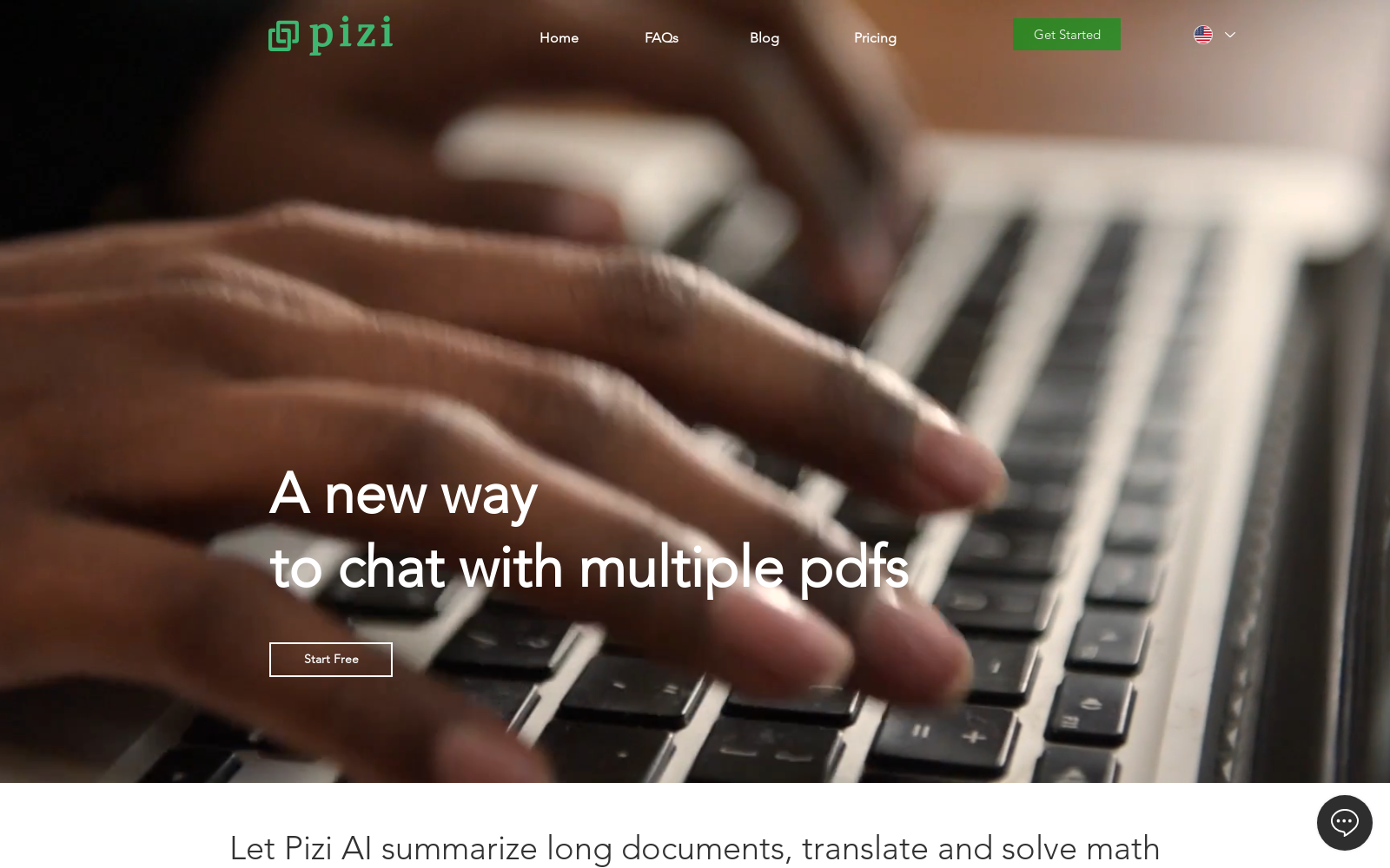 Pizi AI | AI for Multiple PDFs | Math Analysis | AI for Legal Docs icon