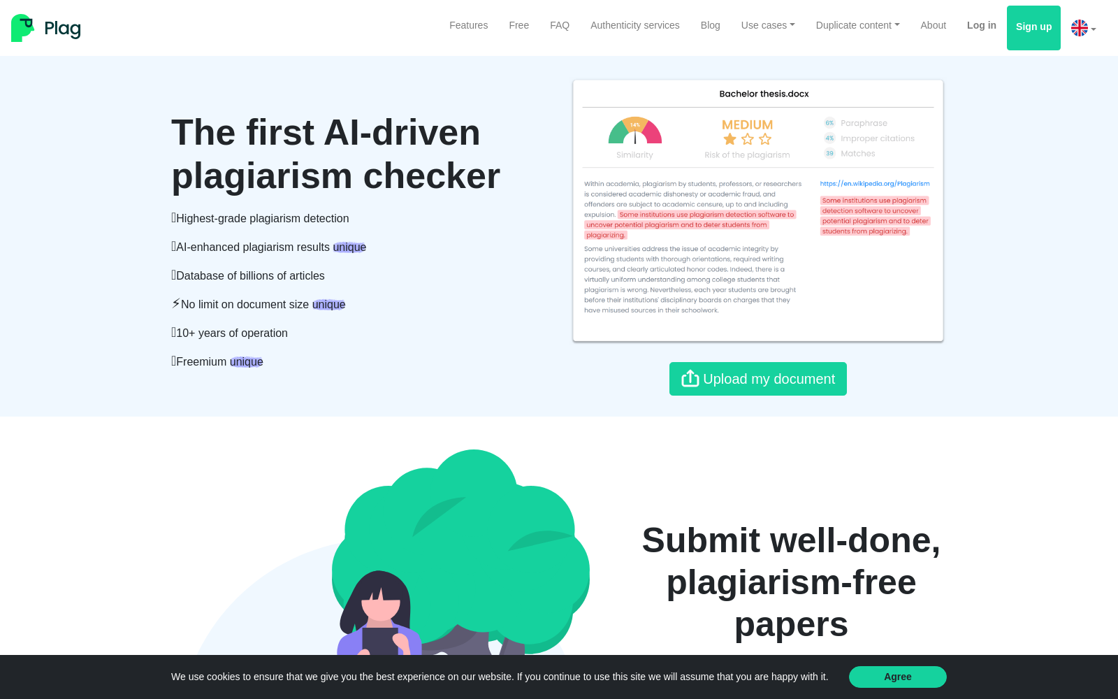 Plagiarism checker - Plag.ai plagiarism checker icon