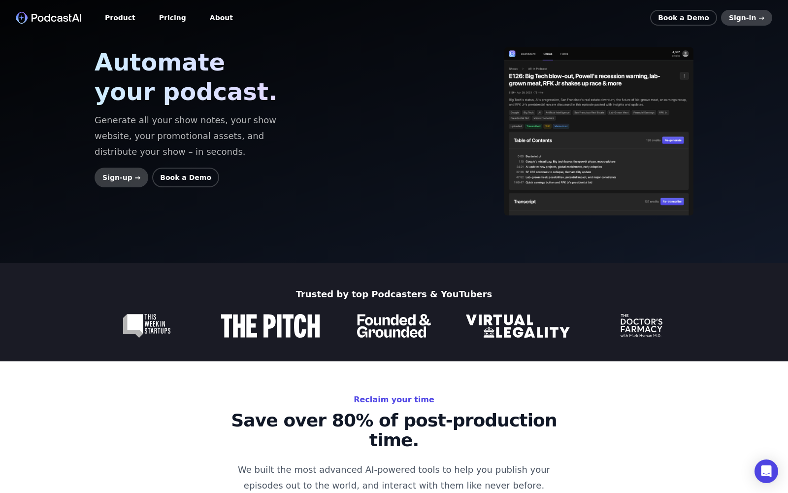 PodcastAI - Automate your podcast