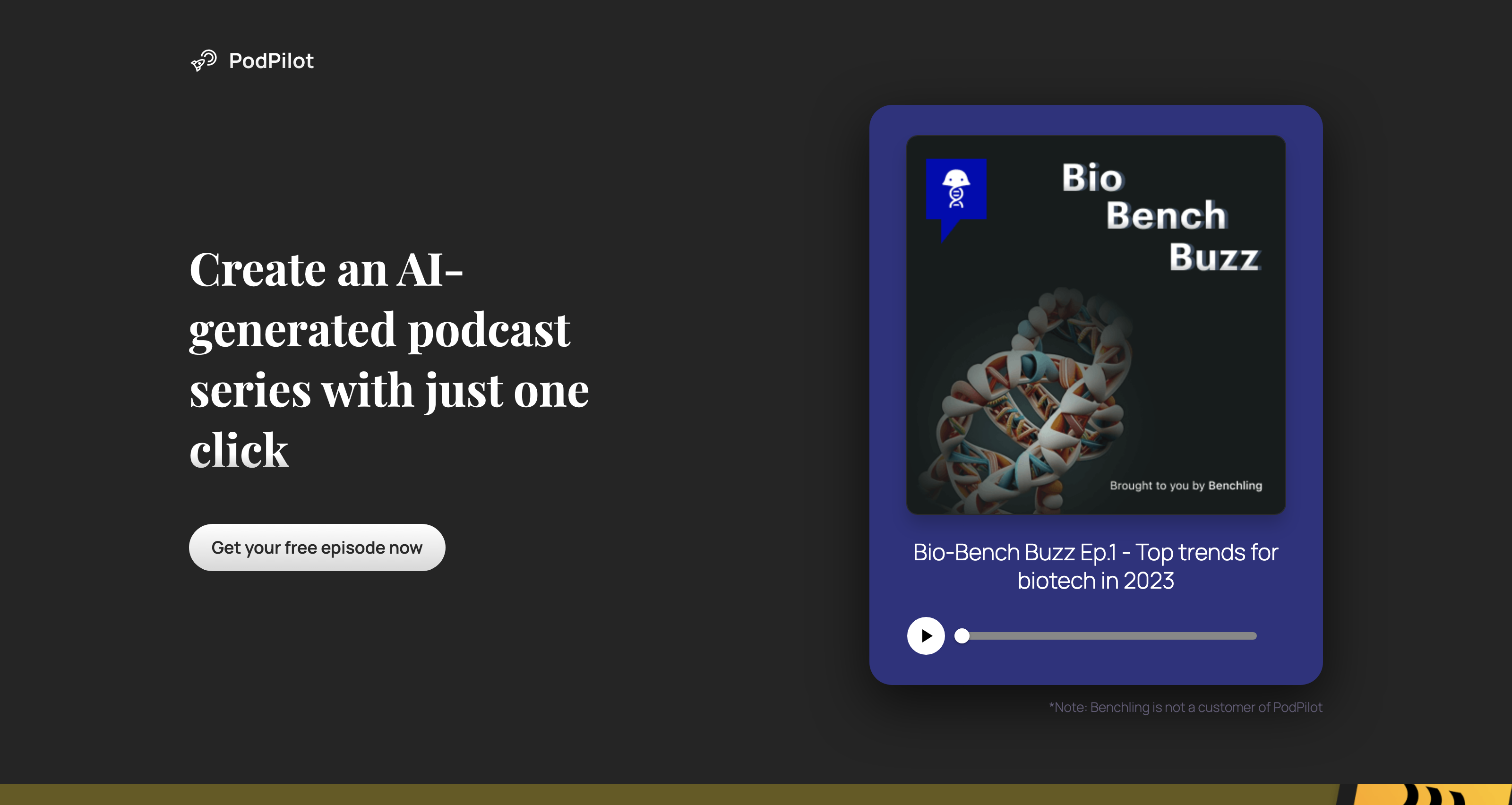 PodPilot - Create a podcast series for your organization using AI
