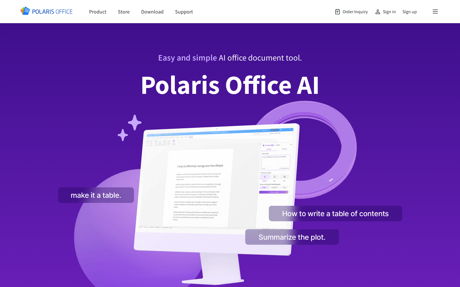 Polaris Office AI icon