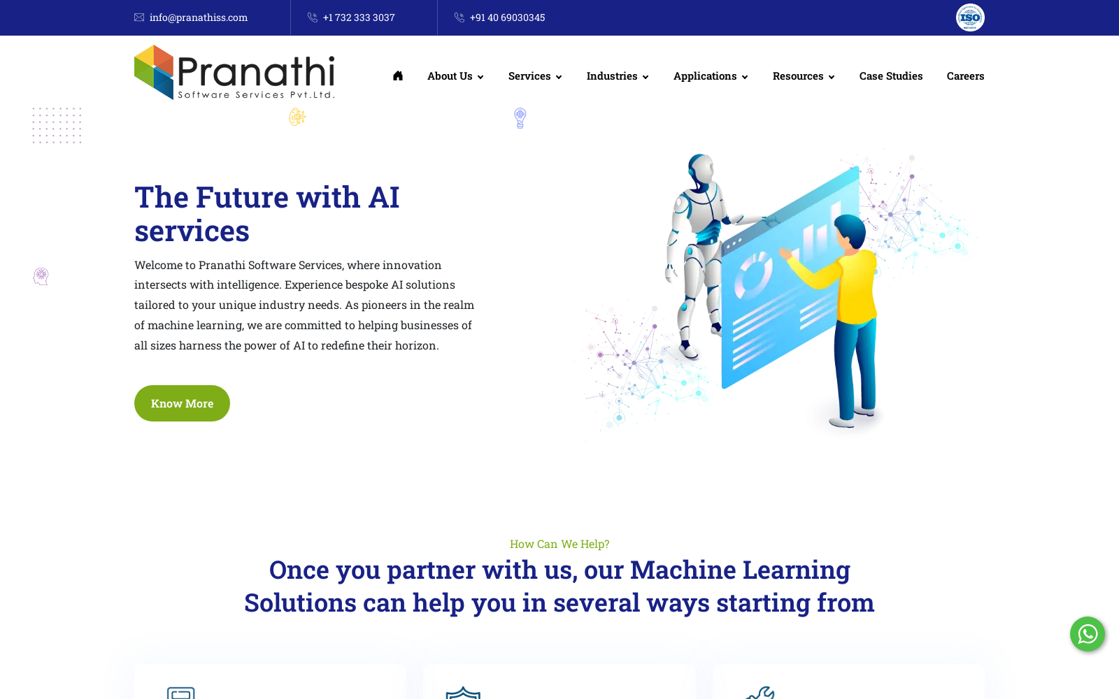Artificial Intelligence(AI) Services for Business Solutions icon