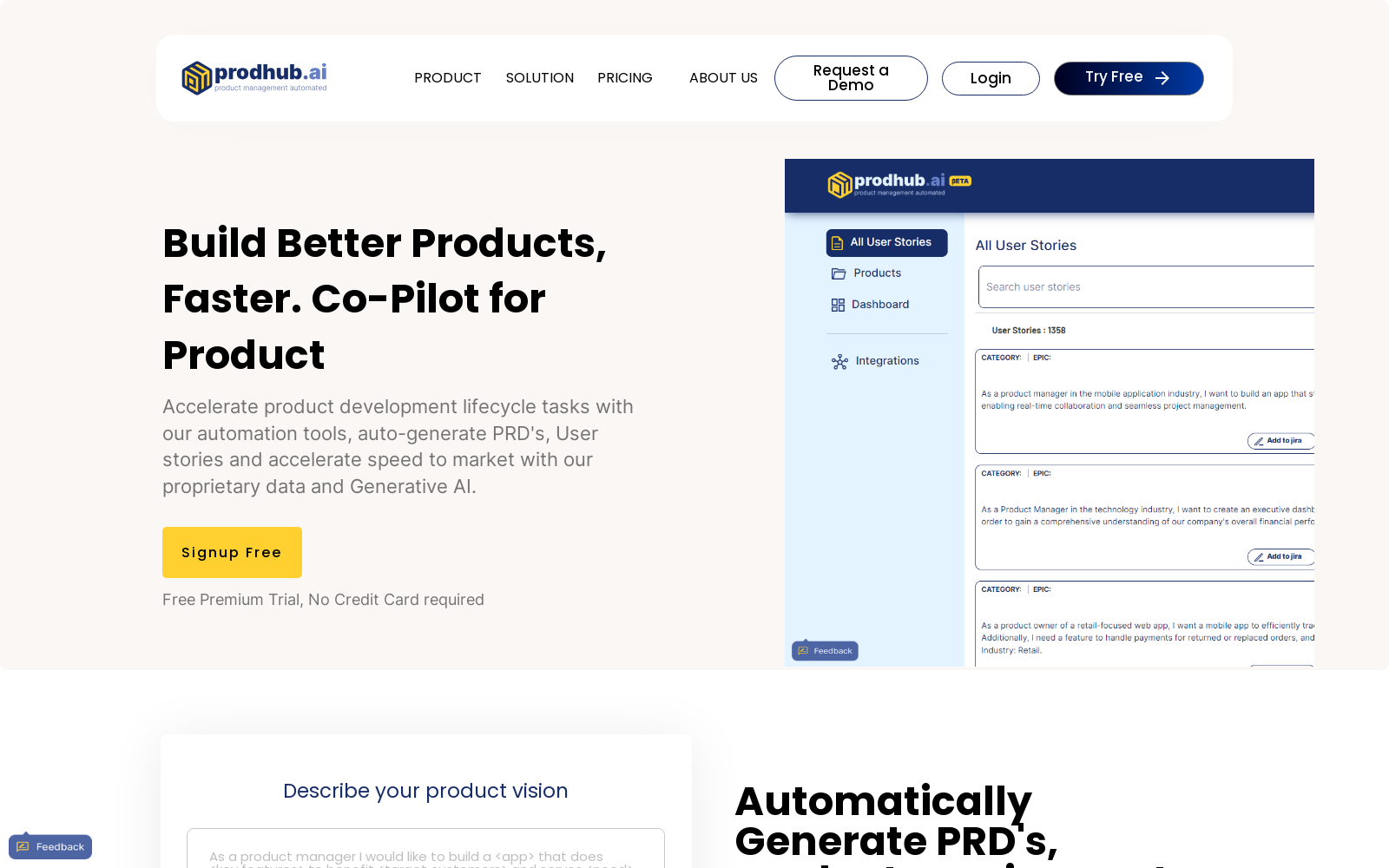 ProdHub.AI: Automated Product Management Tool icon