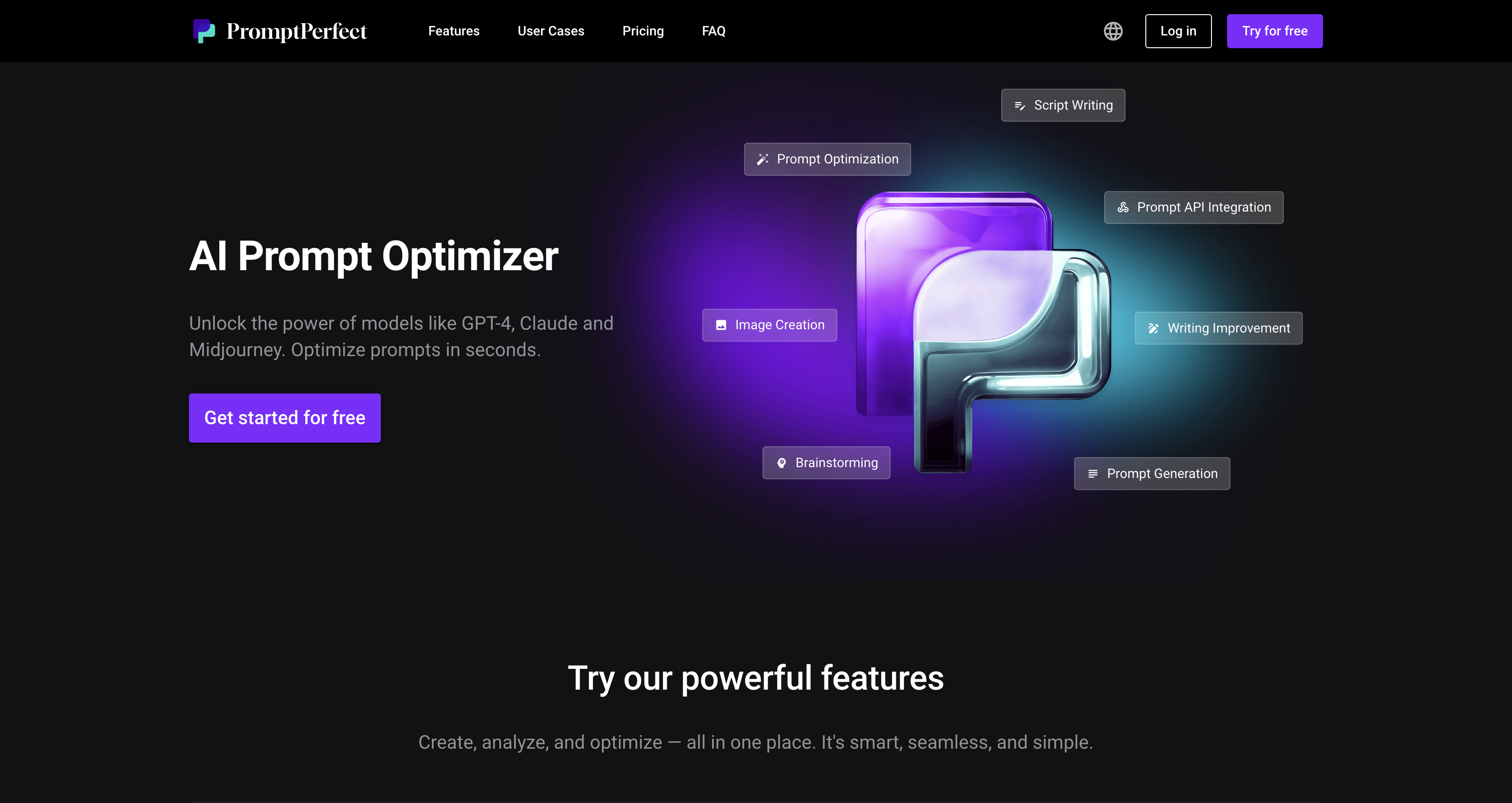 PromptPerfect - AI Prompt Generator and Optimizer