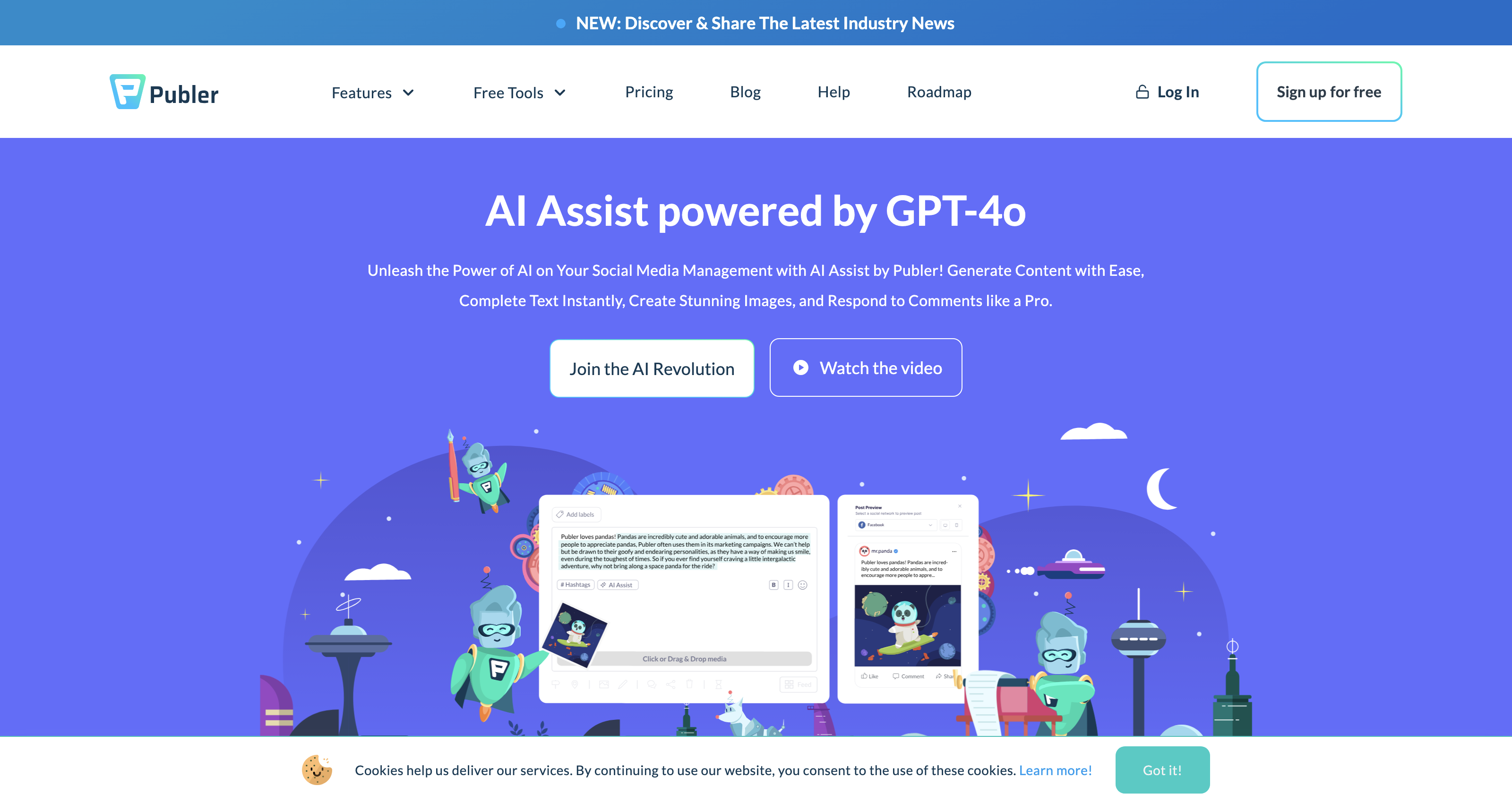 Unleash the Power of AI on Your Social Media | Publer