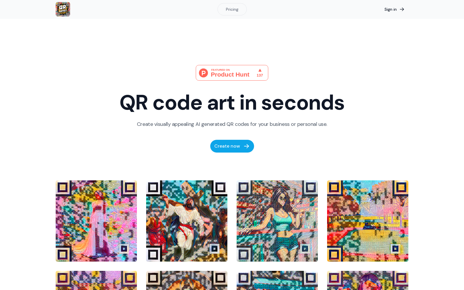 QR code artist - create AI QR codes in seconds