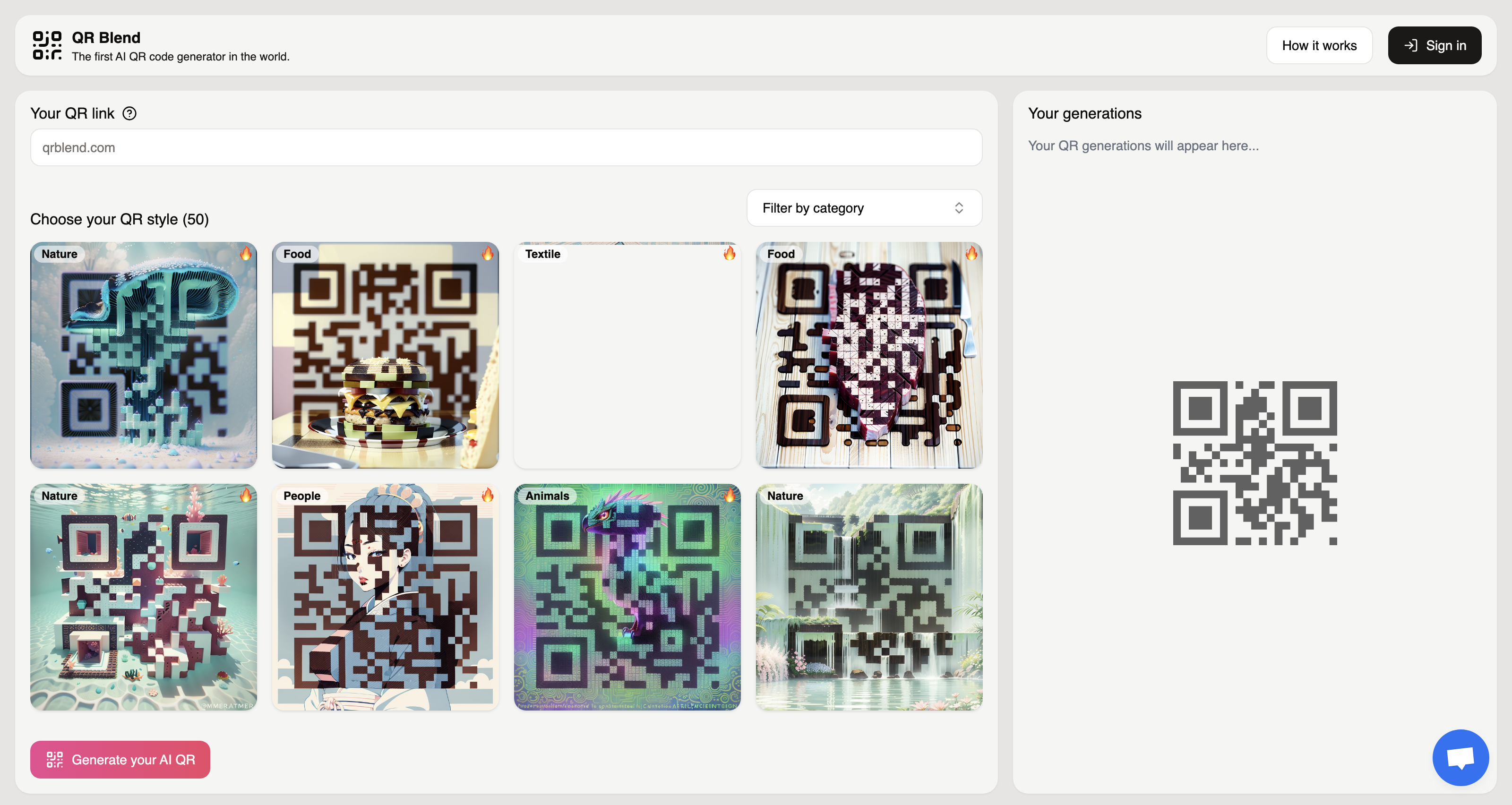 QR Blend