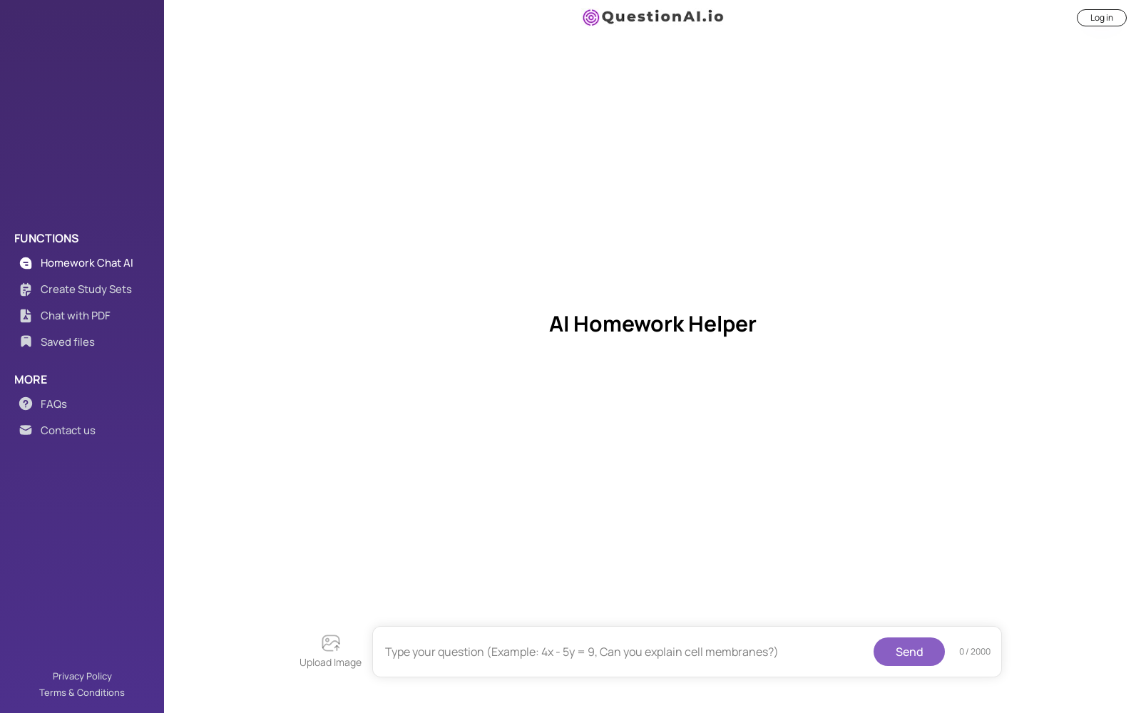 Free Question AI Homework Helper Online