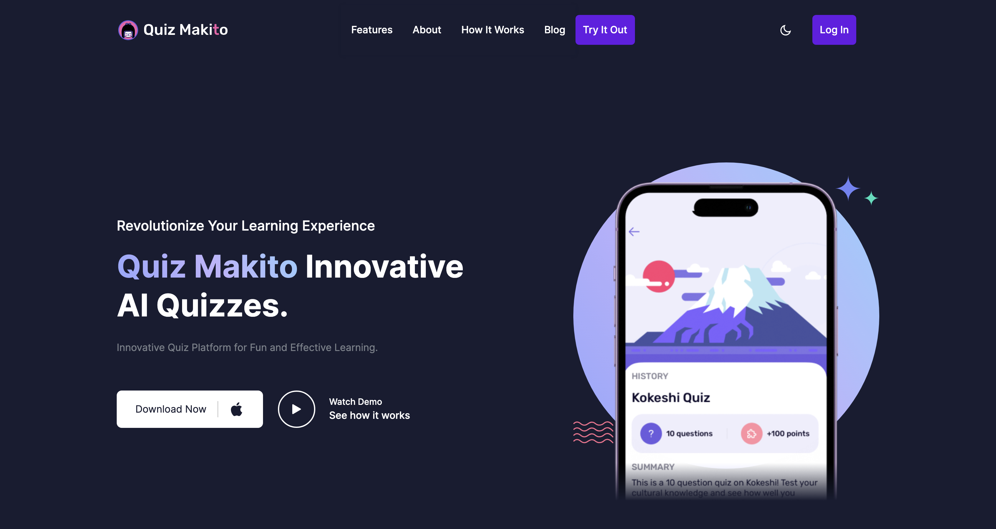 Quiz Makito: Intelligent Quiz Generation with AI Technology