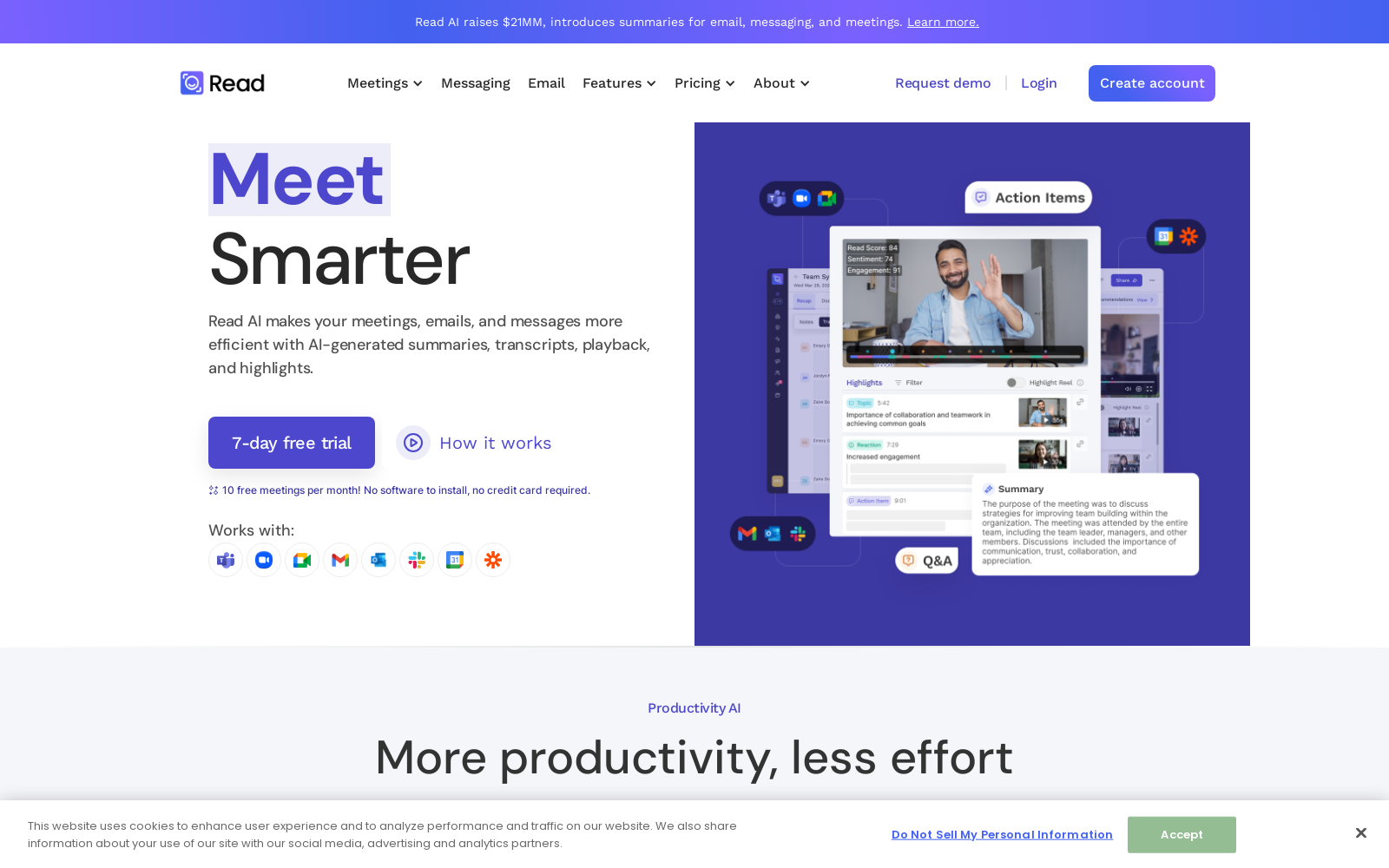 Automated Meeting Reports, Transcripts, Notes, Video, Coaching, Scheduling | Read