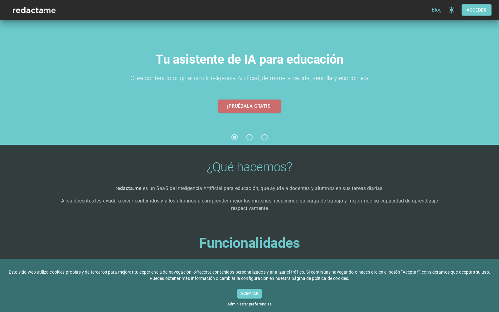 redacta.me - Tu generador de contenido virtual icon