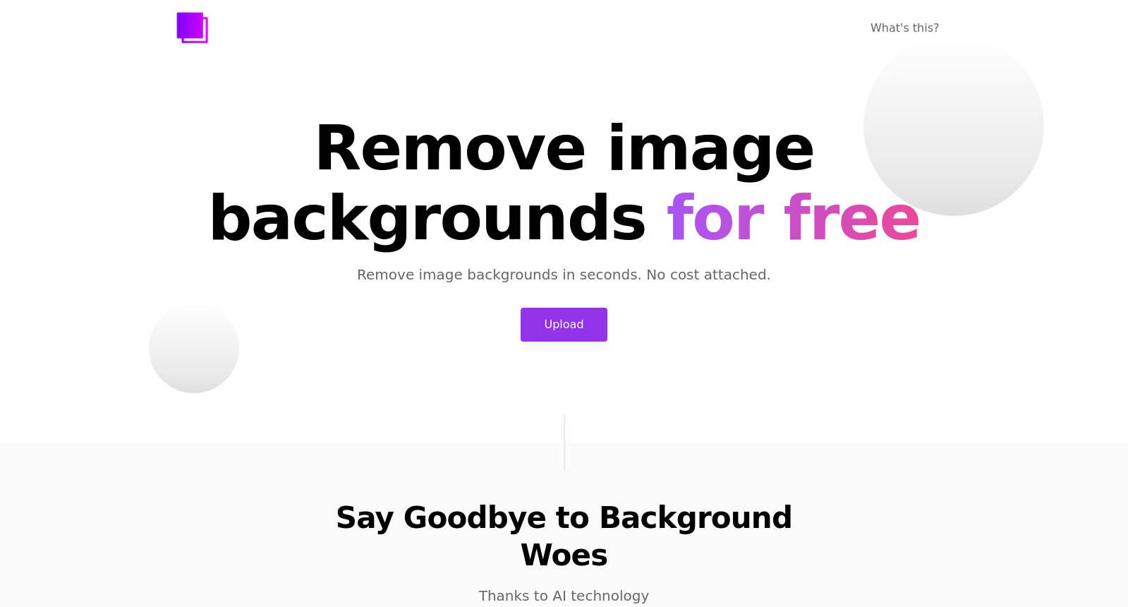 RemoveBG | Remove Image Backgrounds For Free