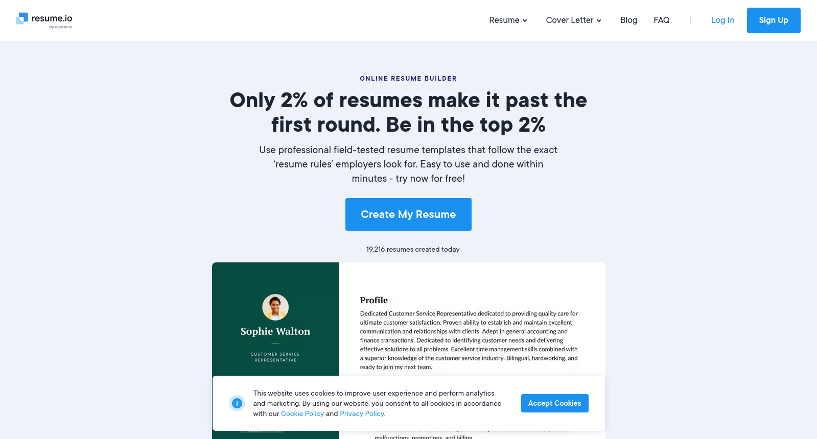 Free Resume Builder - Make Your Job-winning Resume