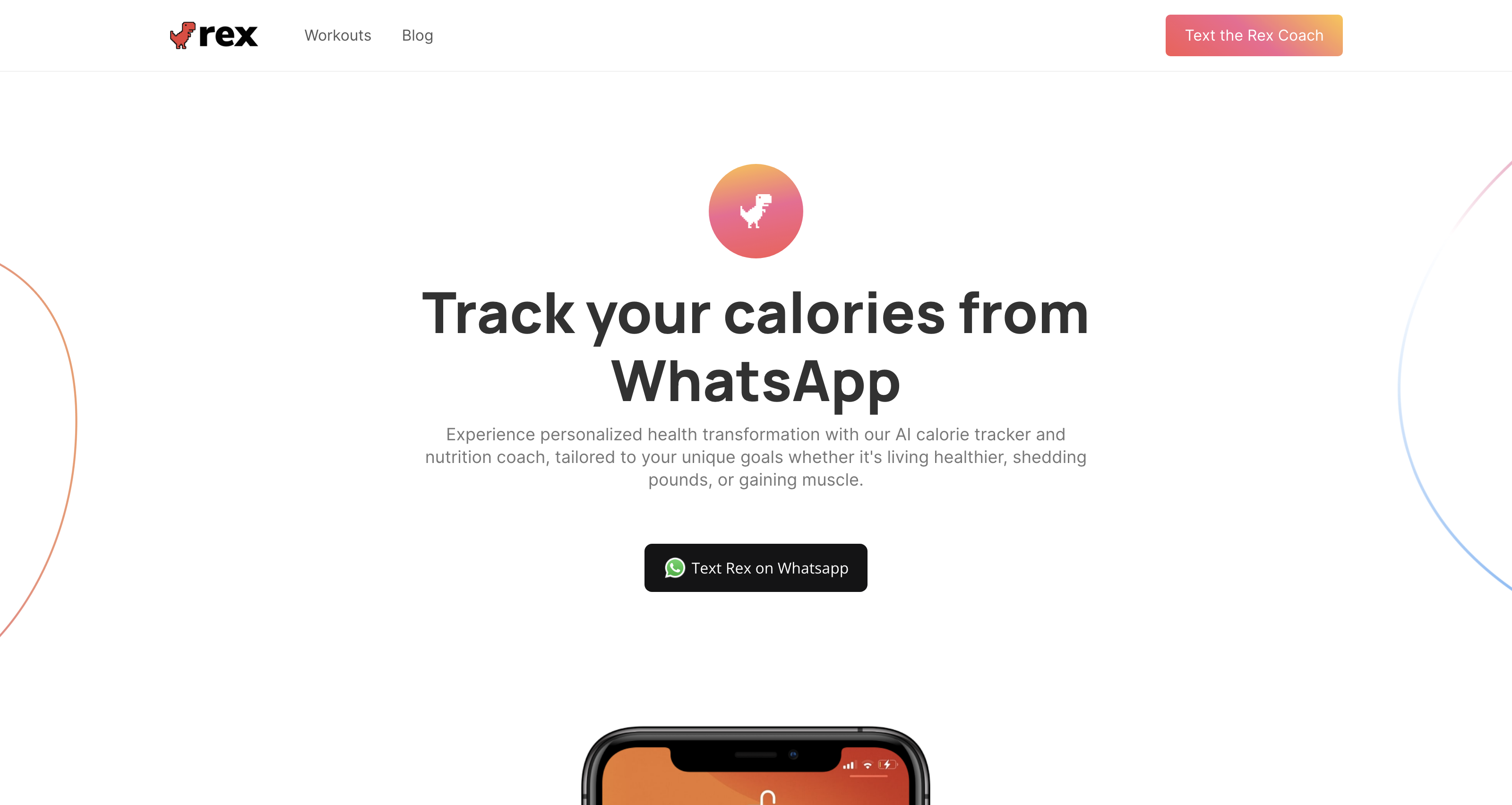 Rex.fit: Your AI nutrition and workout coach icon