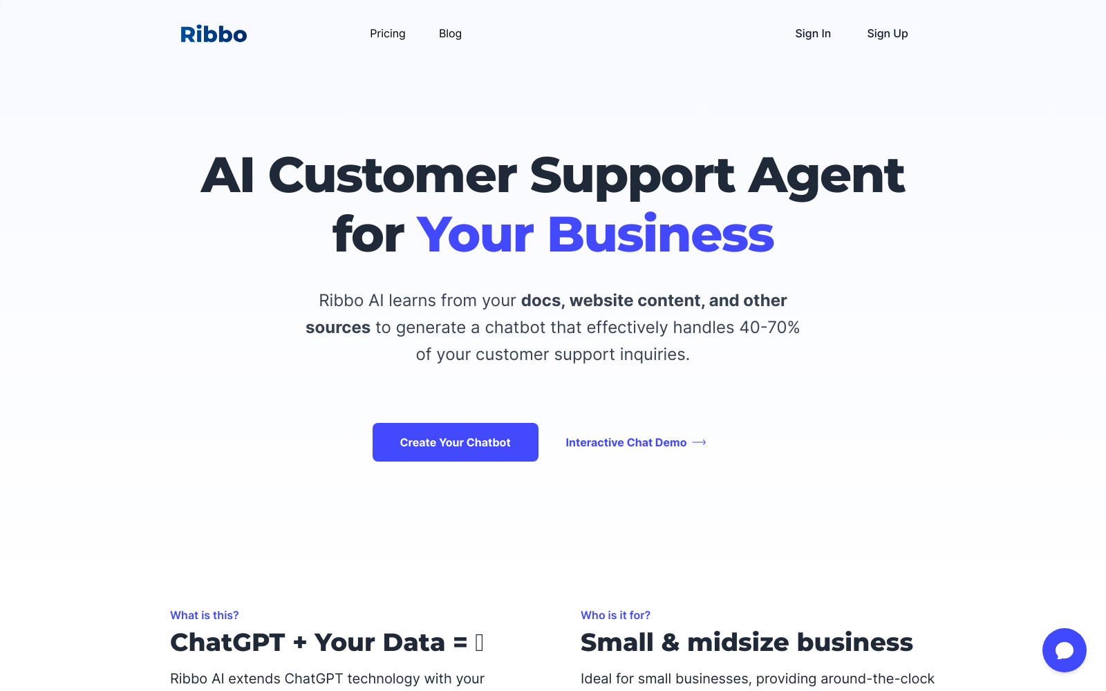 Ribbo - AI Customer Support Agent for Your Business icon