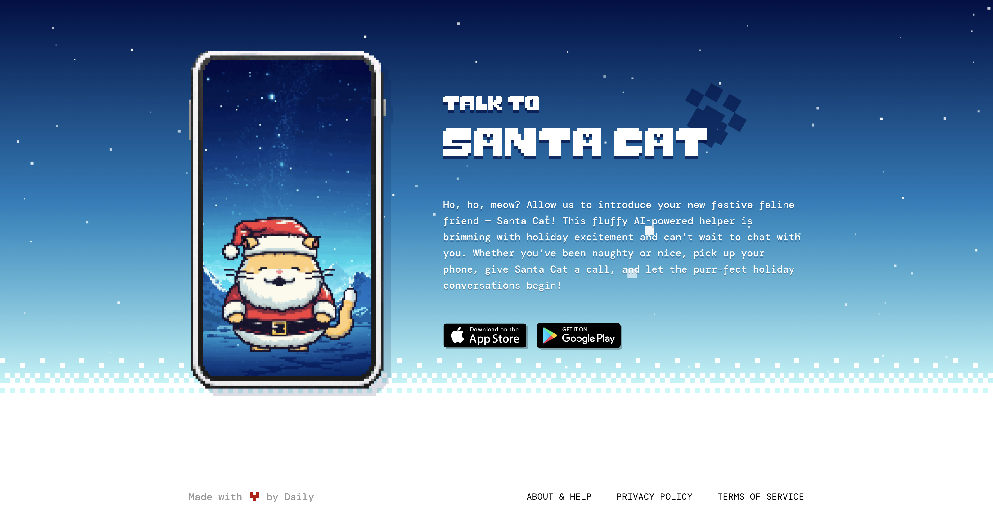 Talk to Santa Cat icon