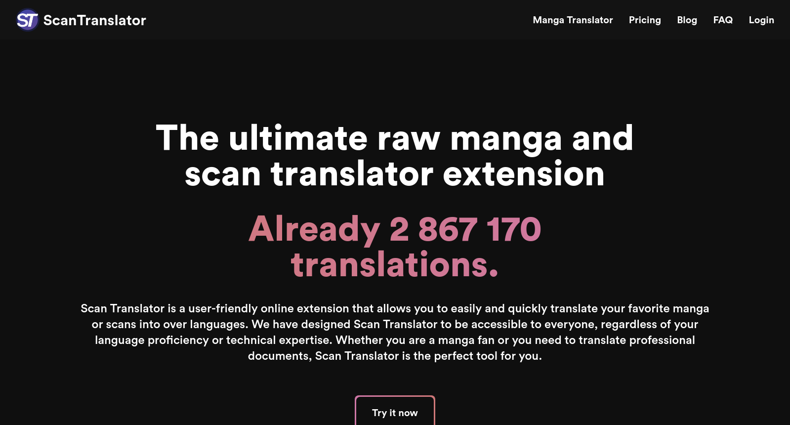 Scan Translator - Translate raw manga and scans using AI icon