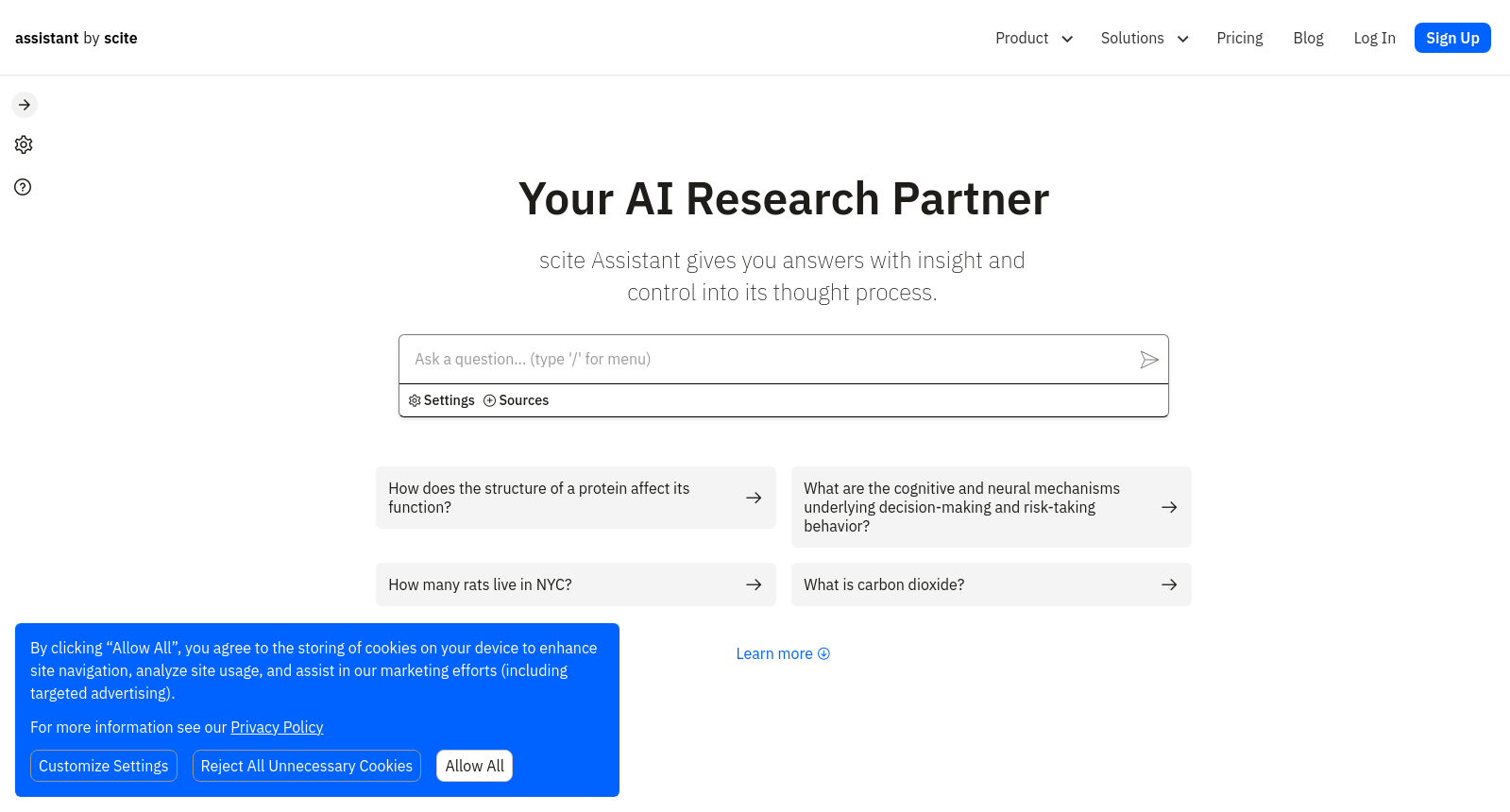 Scite Assistant - Your AI Research Partner